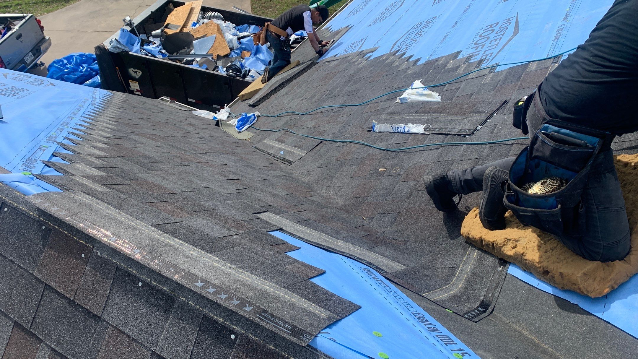 Residential Shingle Reroof using Malarkey Vista by Hostetler Roofing