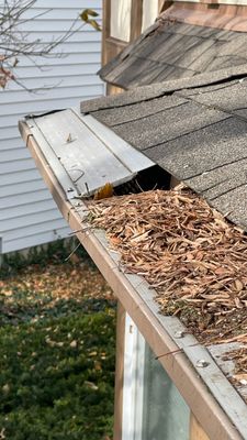 Turtle Shell gutter protection installation in Naperville, IL 60565, photograph 8