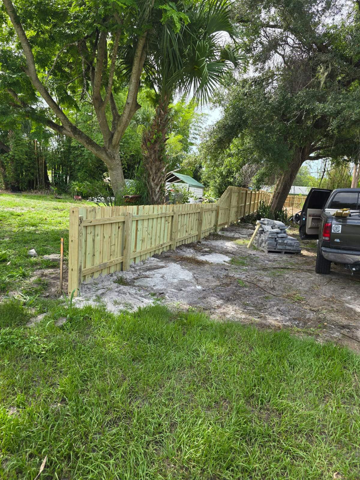 Custom Wood Privacy Fence and Gate Installation in Punta Gorda by True Fence LLC