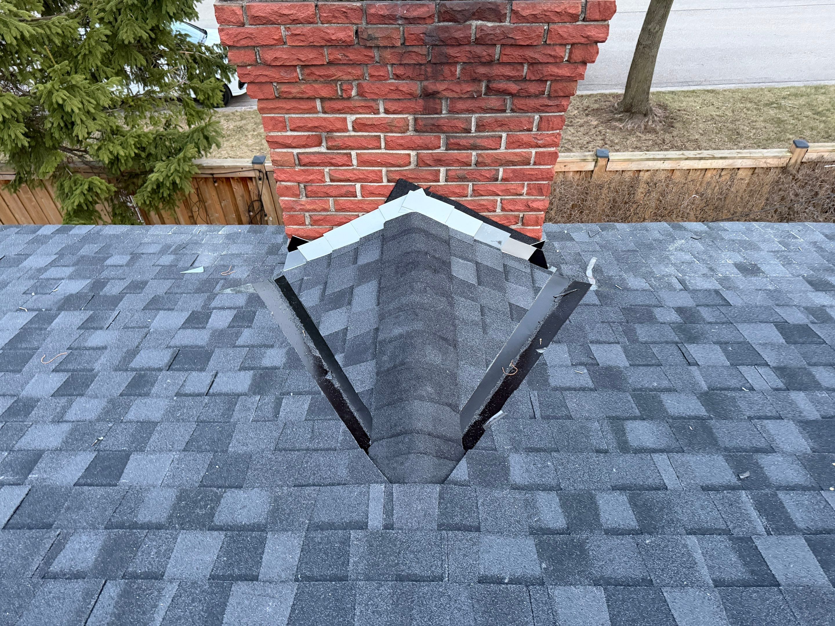 Project in Burlington by The Roofing Crew