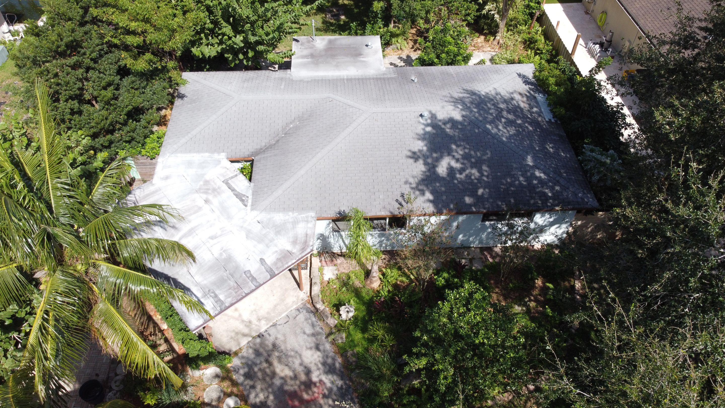 Residential Roofing Installation using 1" Nail strip metal roof by BLUES BROTHERS CONSTRUCTION CORP
