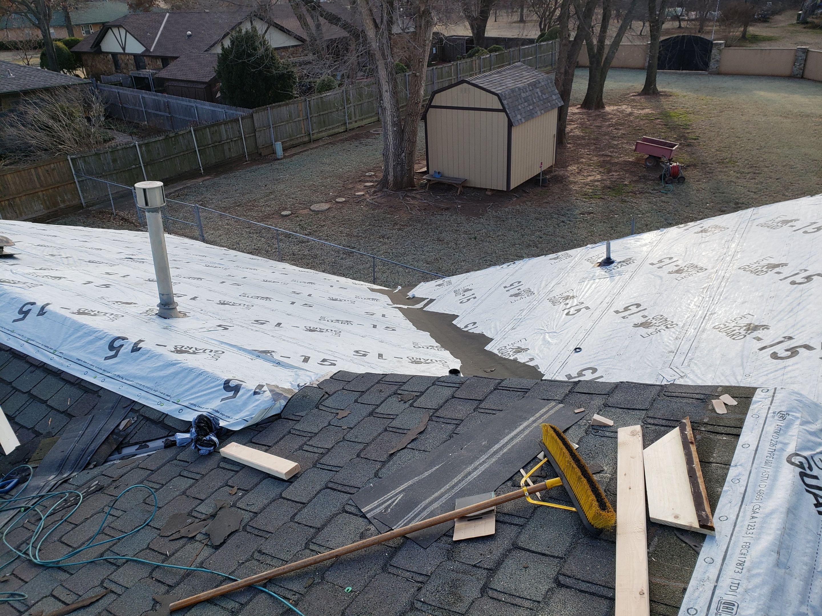 Roof Replacement in Yukon  by Z Construction & Roofing, LLC