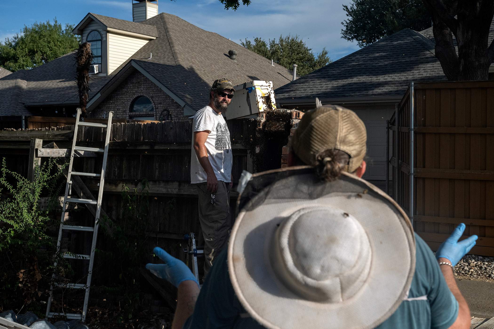Brick Column by Rockwall Honey Bee Company