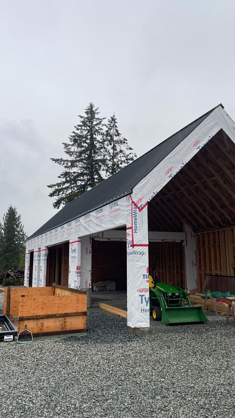 Residential Roofing and siding Installation using 12" Prolok metal  by Top Notch Roofing Inc