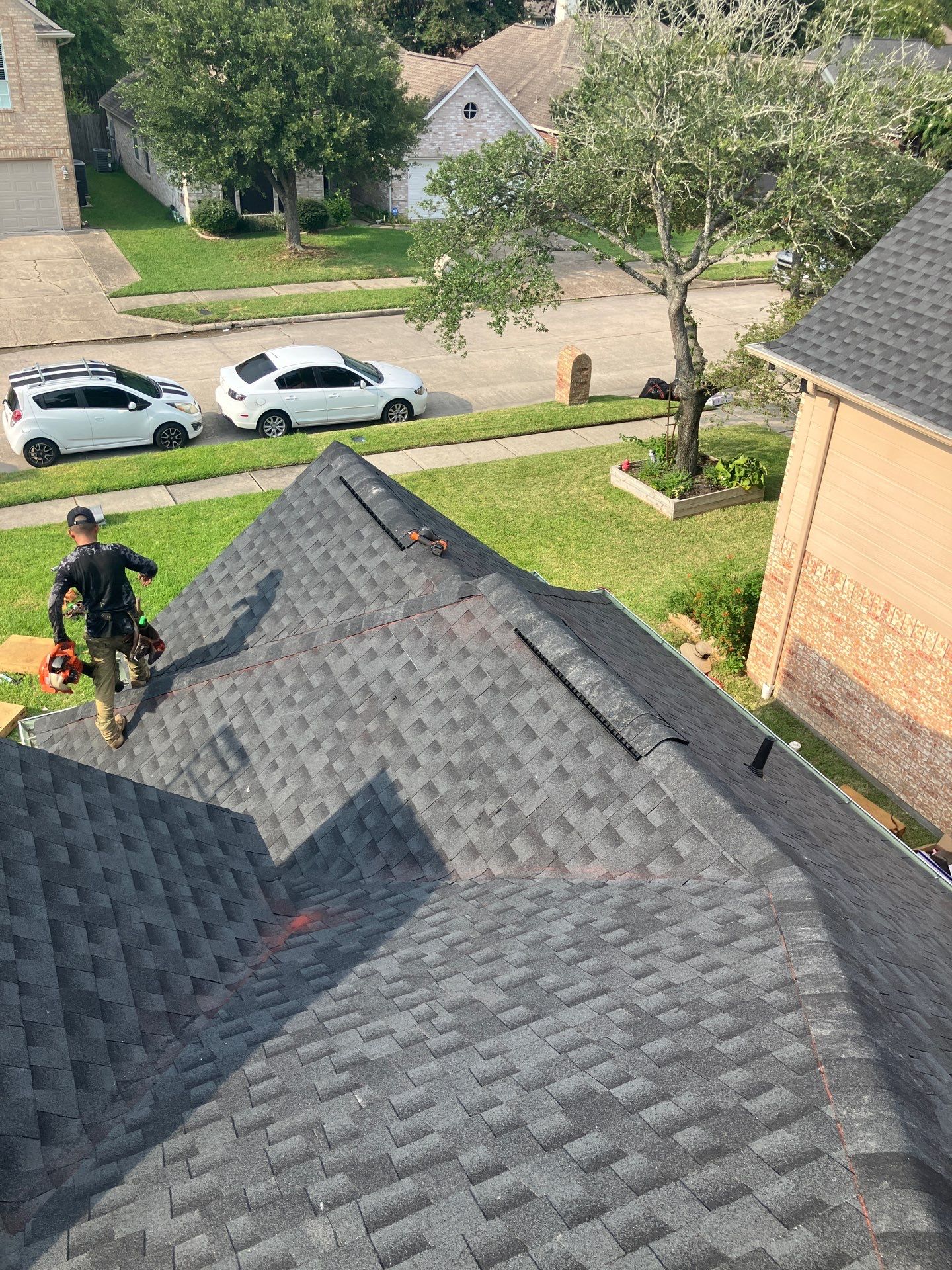 Project in Spring by Royal Crown Roofing 