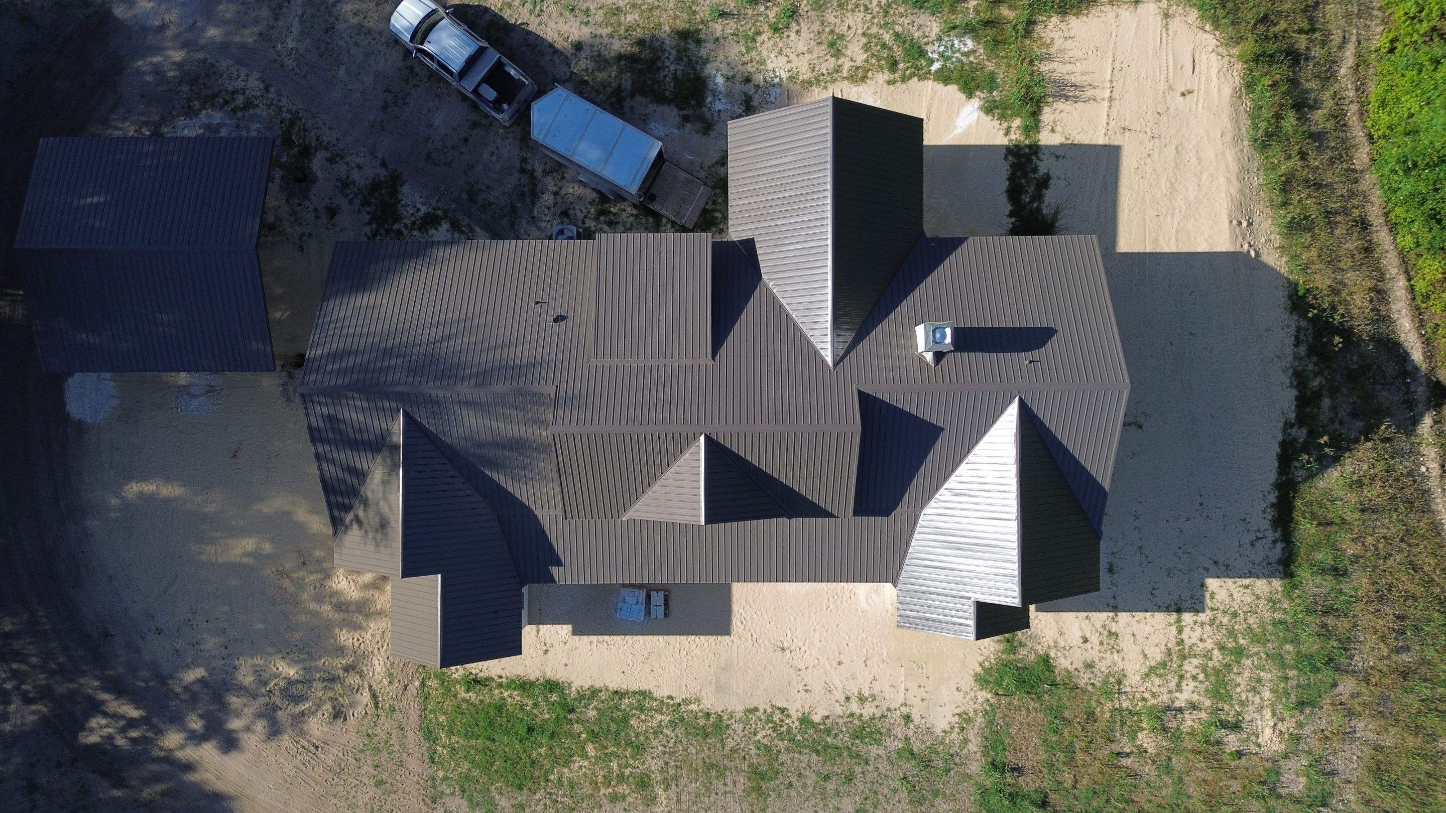 Metal Roof on New Construction in Gainesville, FL by Brehm Roofing