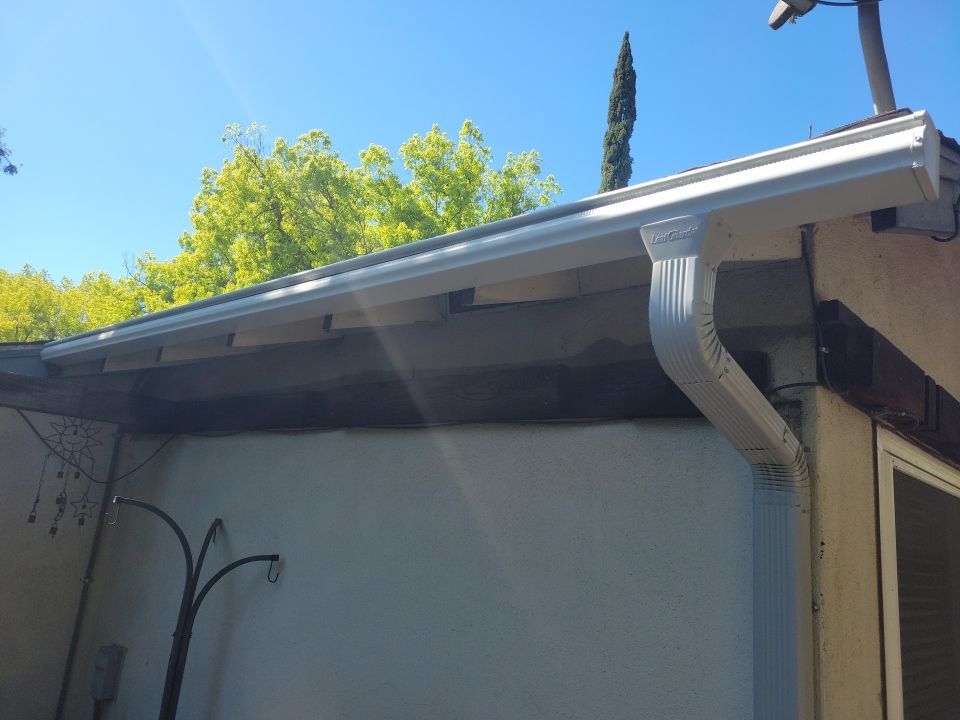 Gutter Installation using Englert LeafGuard Gutters by Byers Enterprises 
