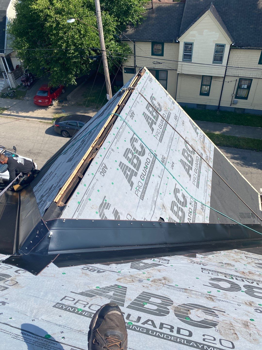 Fire damaged home in Tremont by Absolute Roofing and Construction