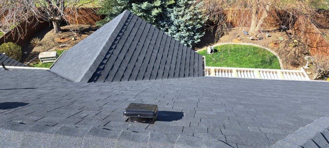 Two-Story Roof Replacement in Meridian, Idaho with Owens Corning Onyx Black Shingles by ID Roofing LLC