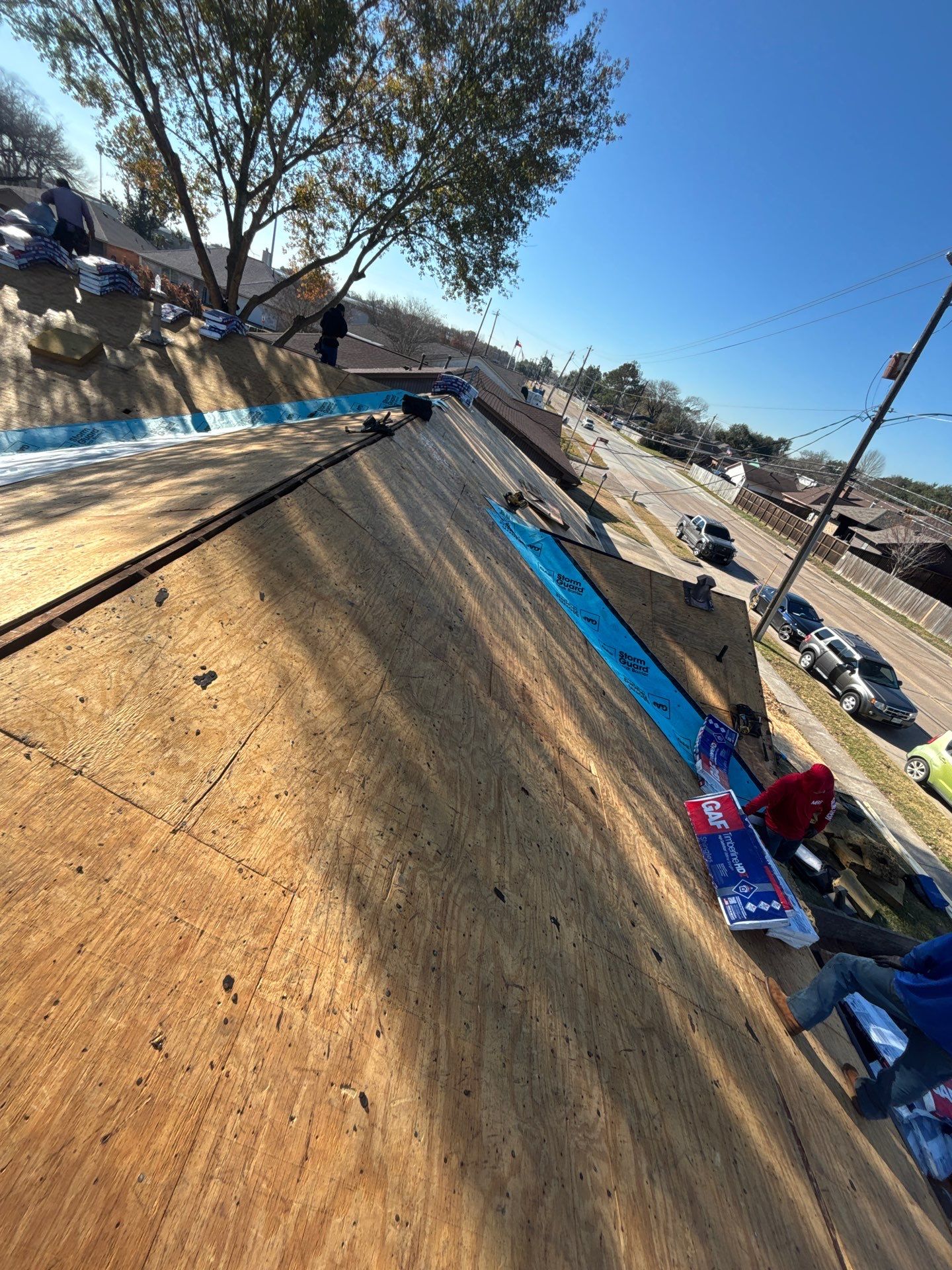 Residential Roof Replacement using GAF HDZ - Charcoal shingles by Elite Roofing LLC