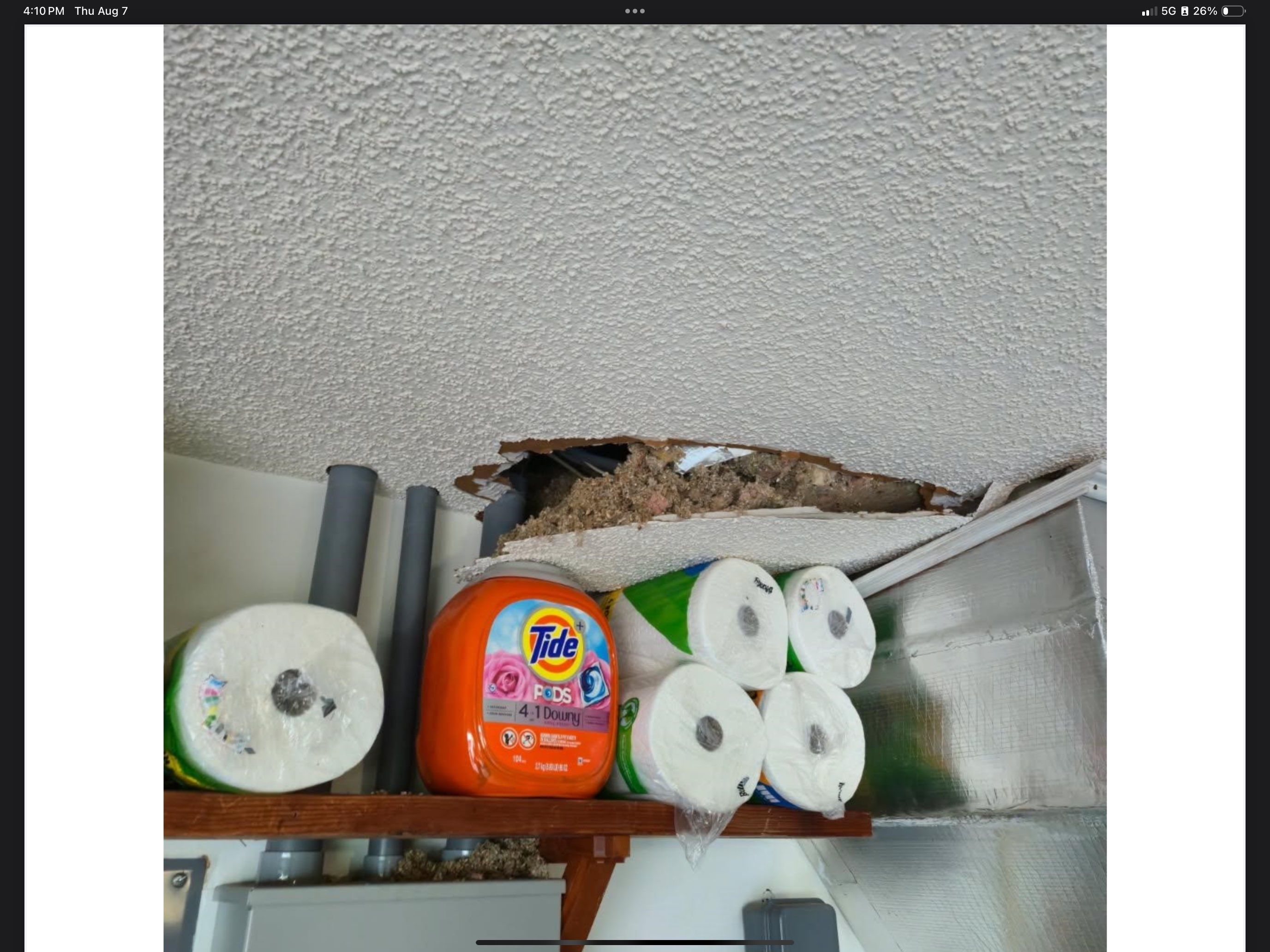 Popcorn Ceiling Repair by Axtra Hand