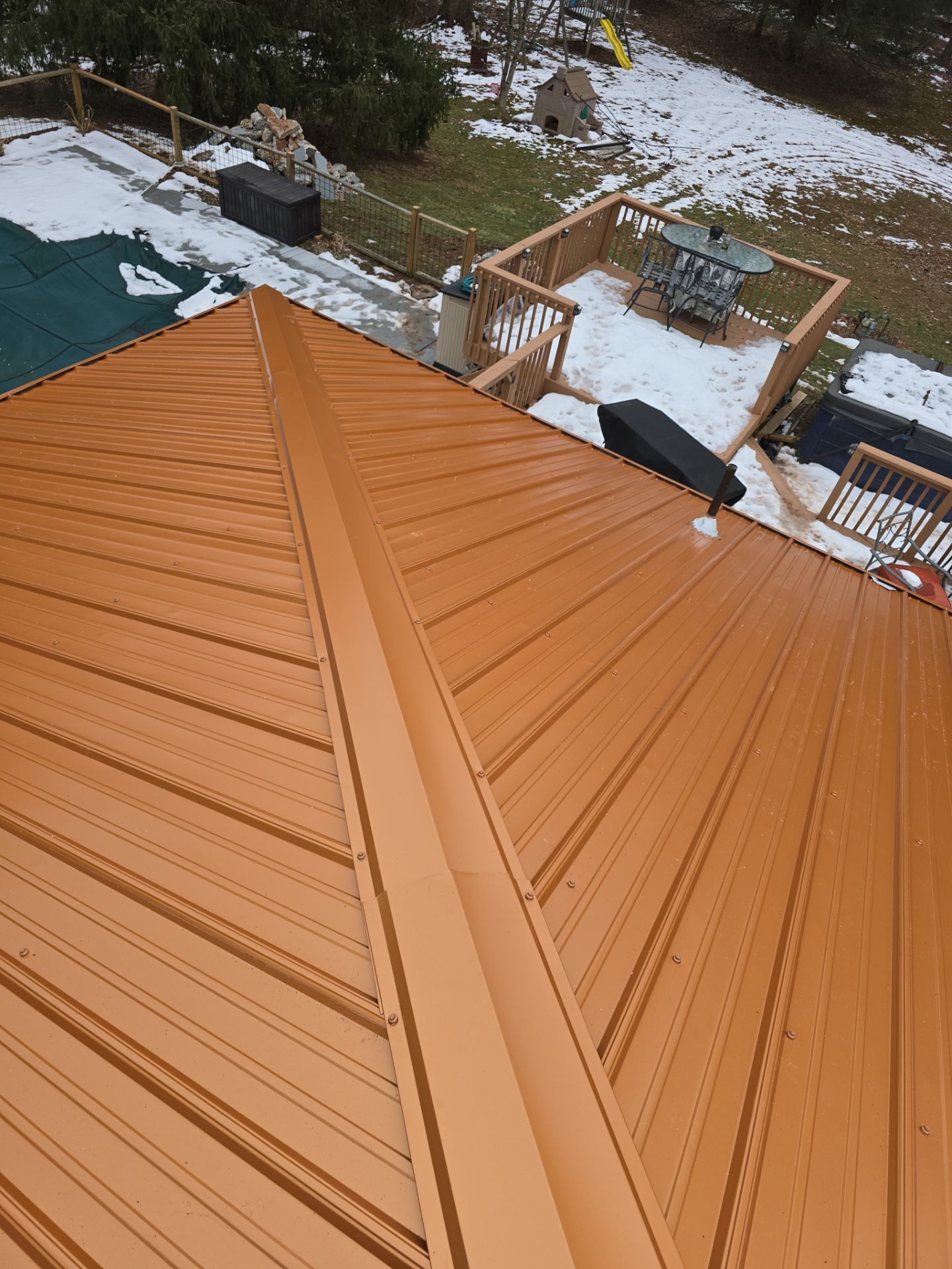 Residential Roofing Installation using Metal by Rainstoppers Roofing