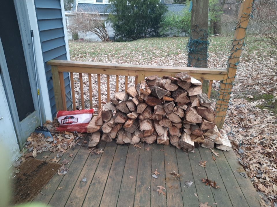 Firewood Delivery  using Seasoned Firewood by Mike Jones & Sons Tree Service LLC 
