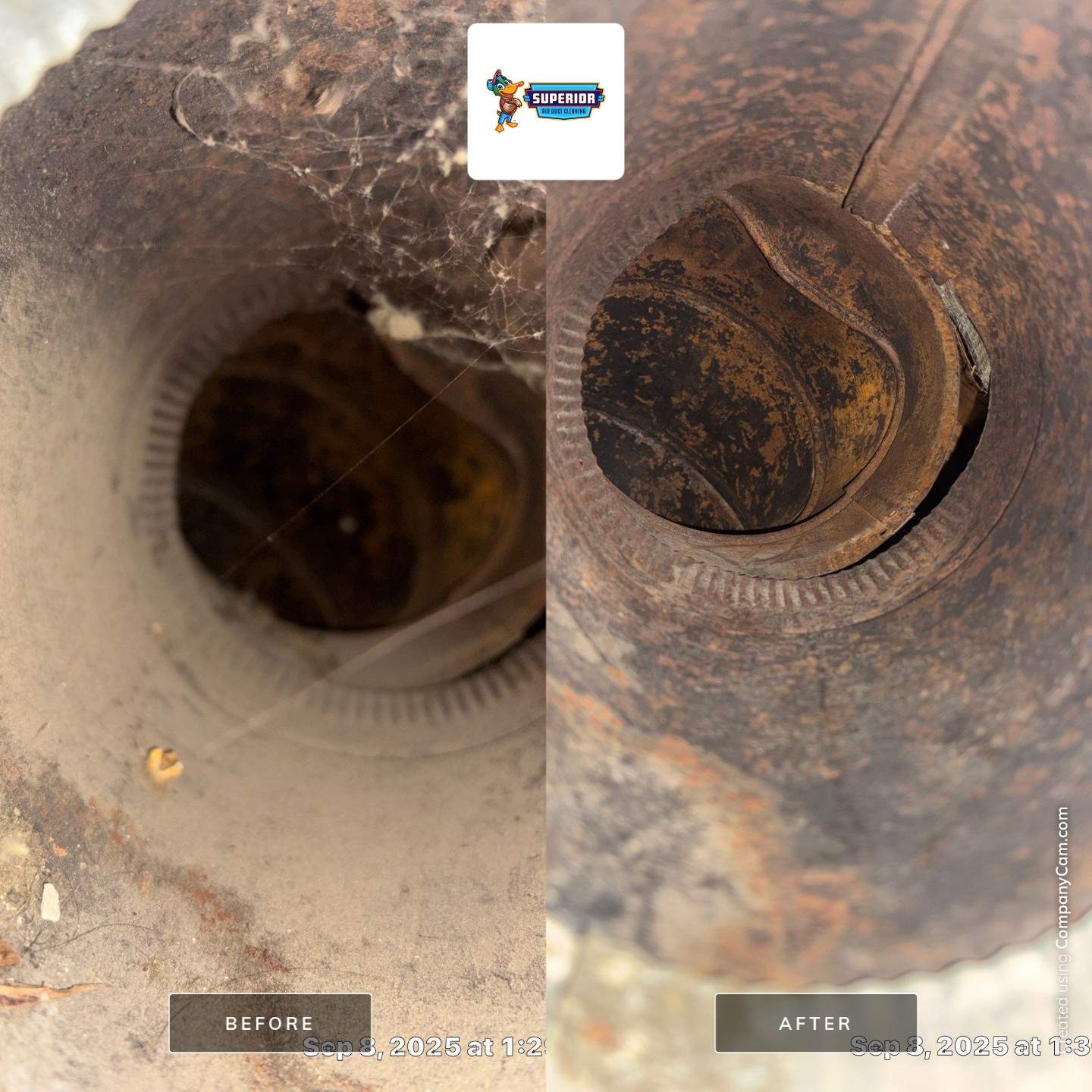 Air Duct Cleaning With a Vacuum Truck in Baden, PA by Superior Air Duct Cleaning