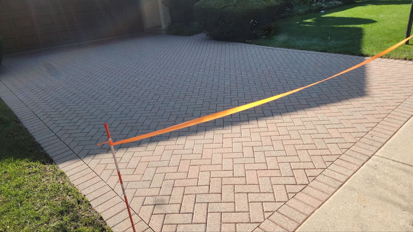 Brick paver clean, sand and seal.  using Surebond SB-1300 by Northern Power Washing LLC.