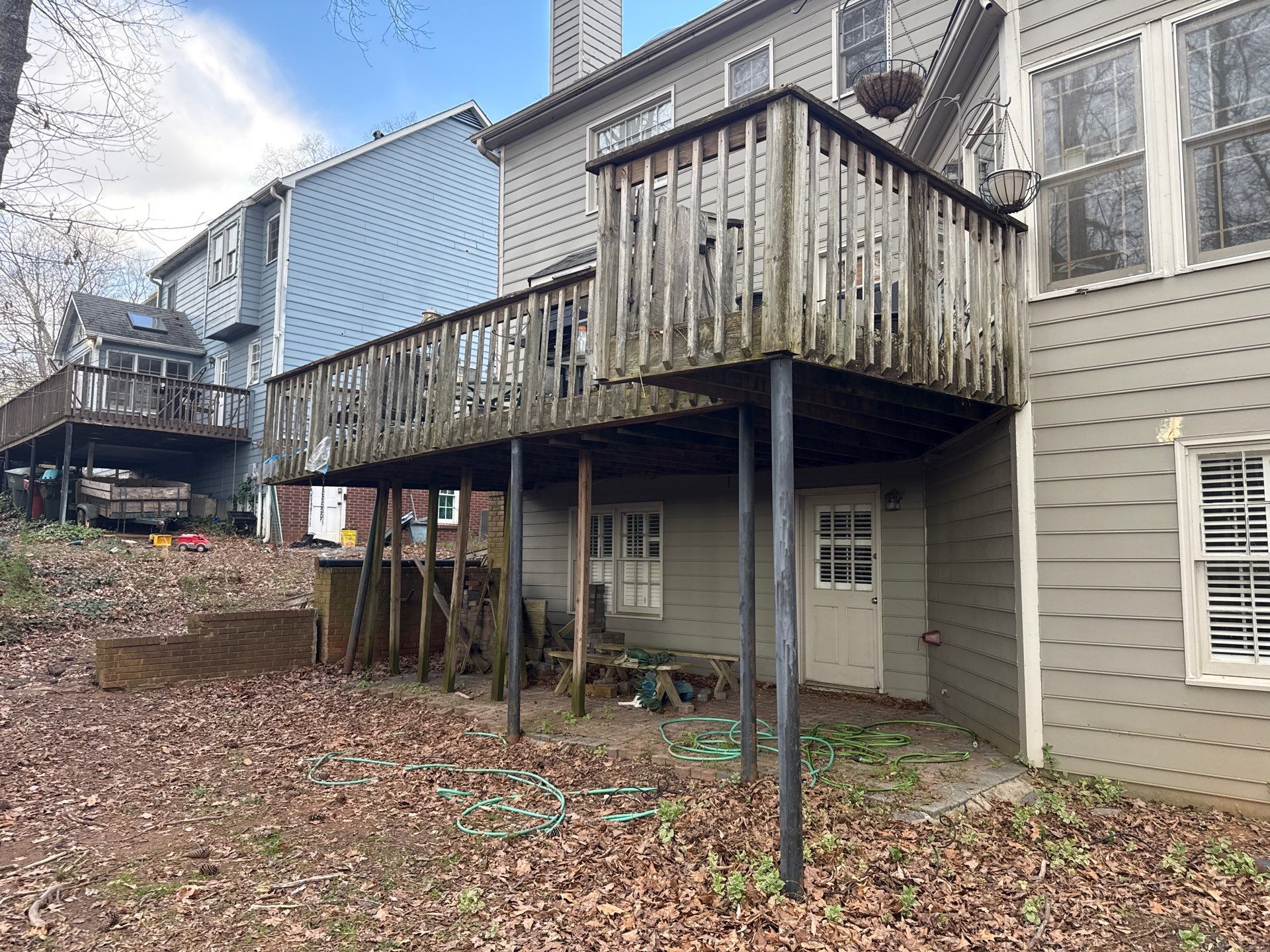 Wood Deck Build in Acworth, GA by Nelson Exteriors 
