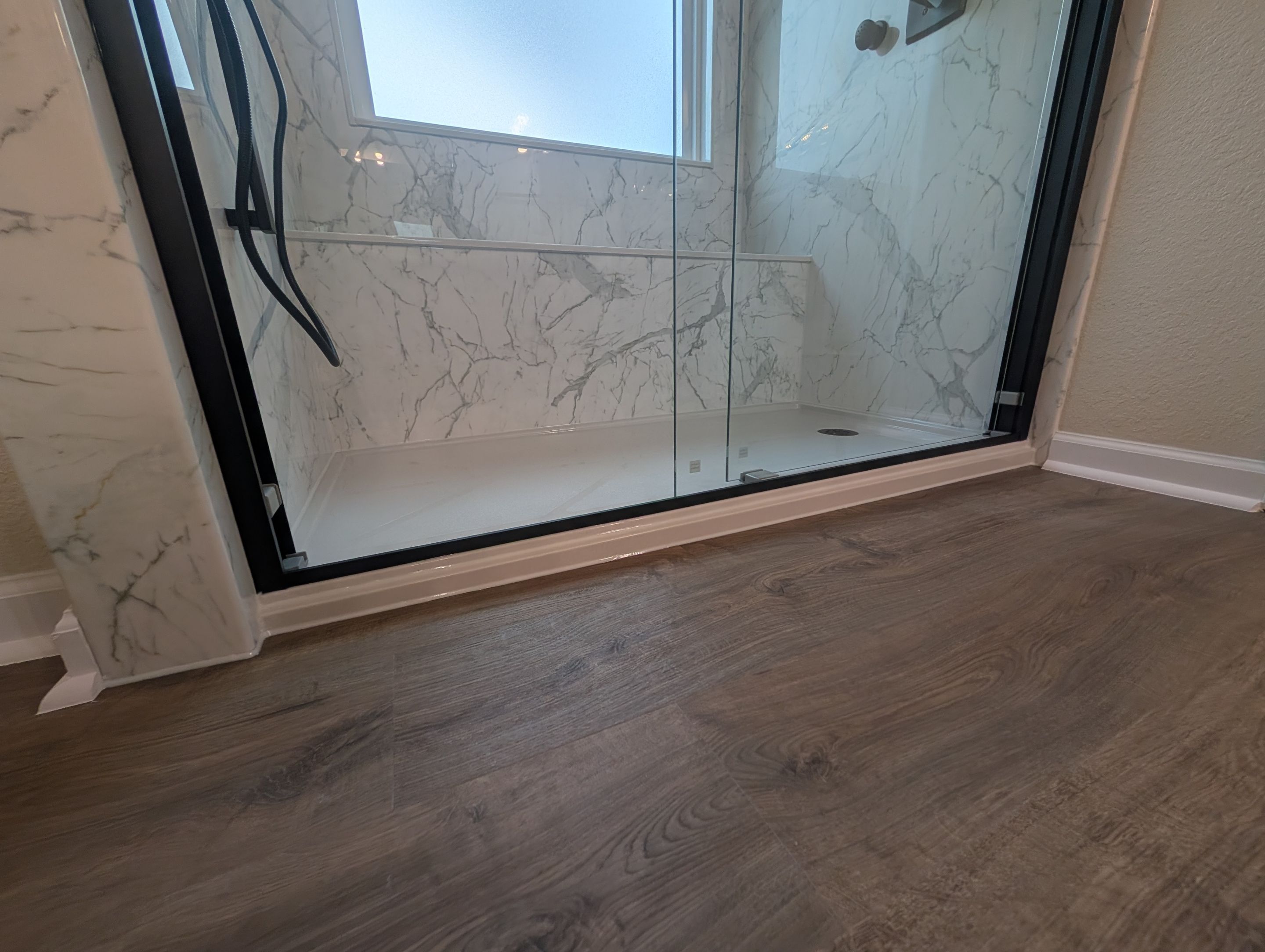 San Antonio Tub-to-Shower Conversion Before and After by Legacy Bath and Kitchen