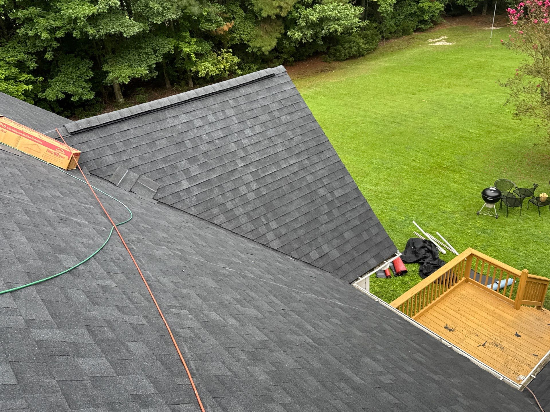 Architectural Shingle Roof Replacement for Multi-Gabled Home in Mathews by Cade Construction