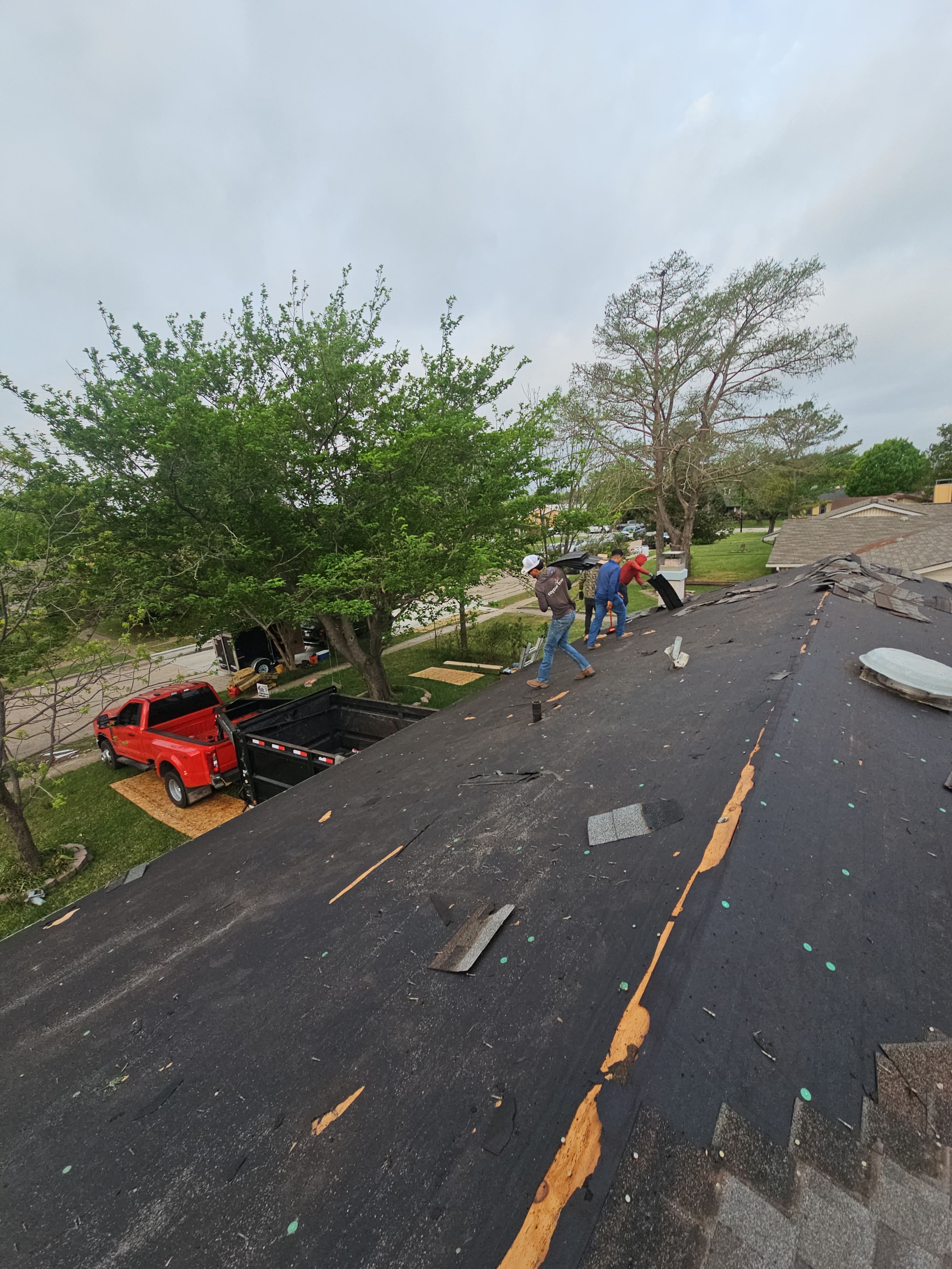 Full Roof Replacement & Flat Roof System in Garland by road roofing llc