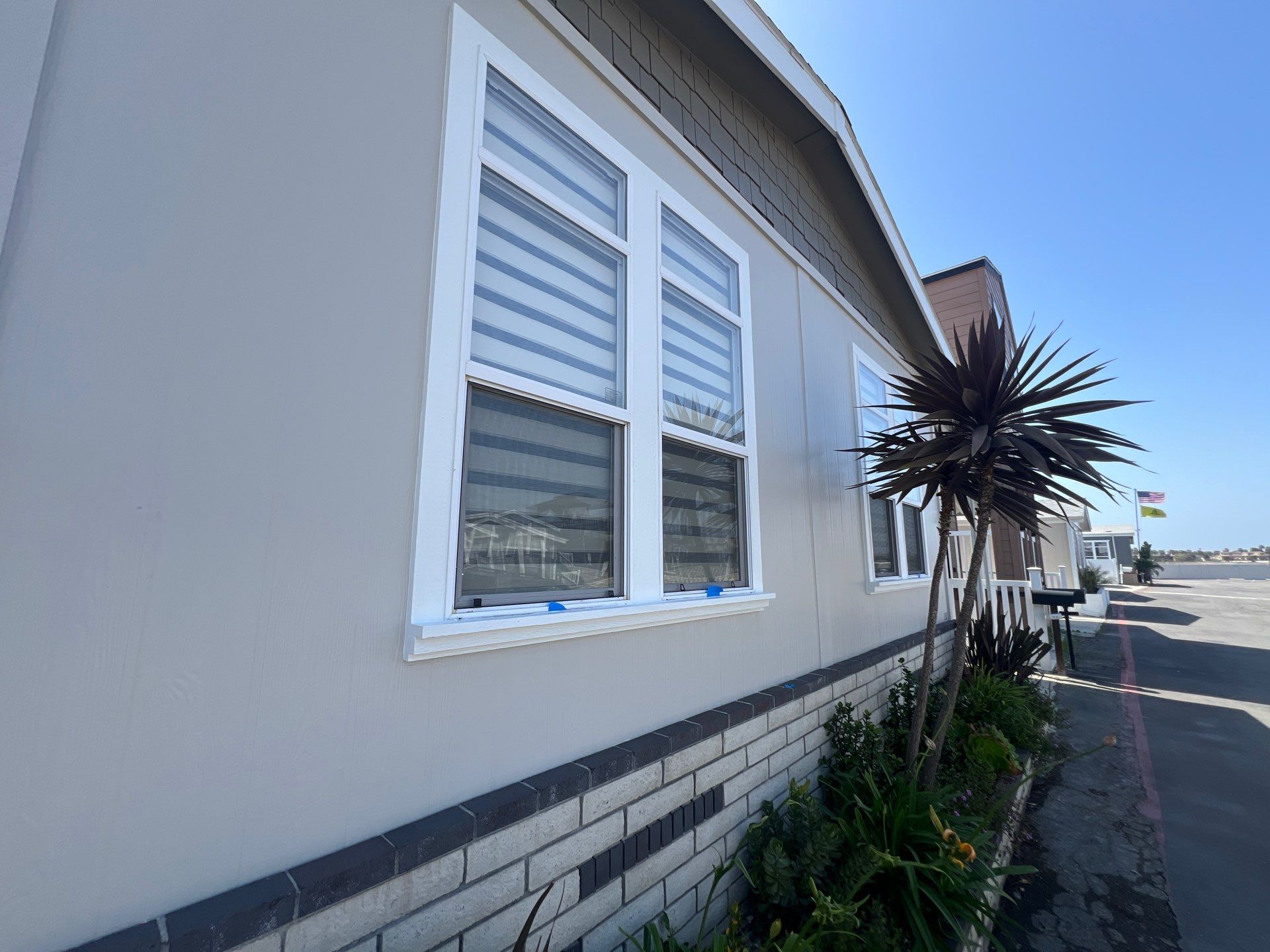 Complete Exterior Painting of a PCH Mobile Home by Beach City Painting