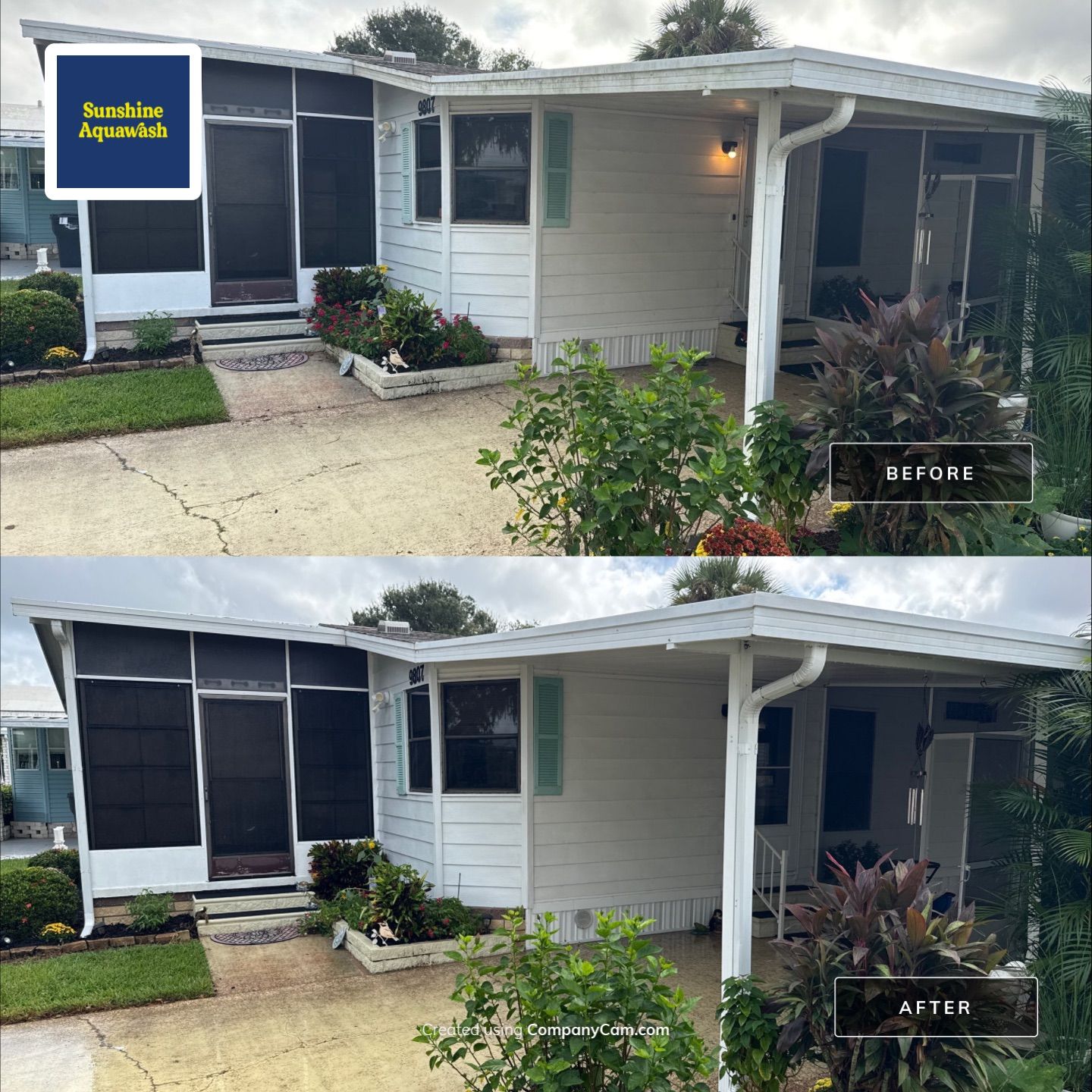 Mobile Home Wash – Veranda Springs, Parrish FL by Sunshine AquaWash