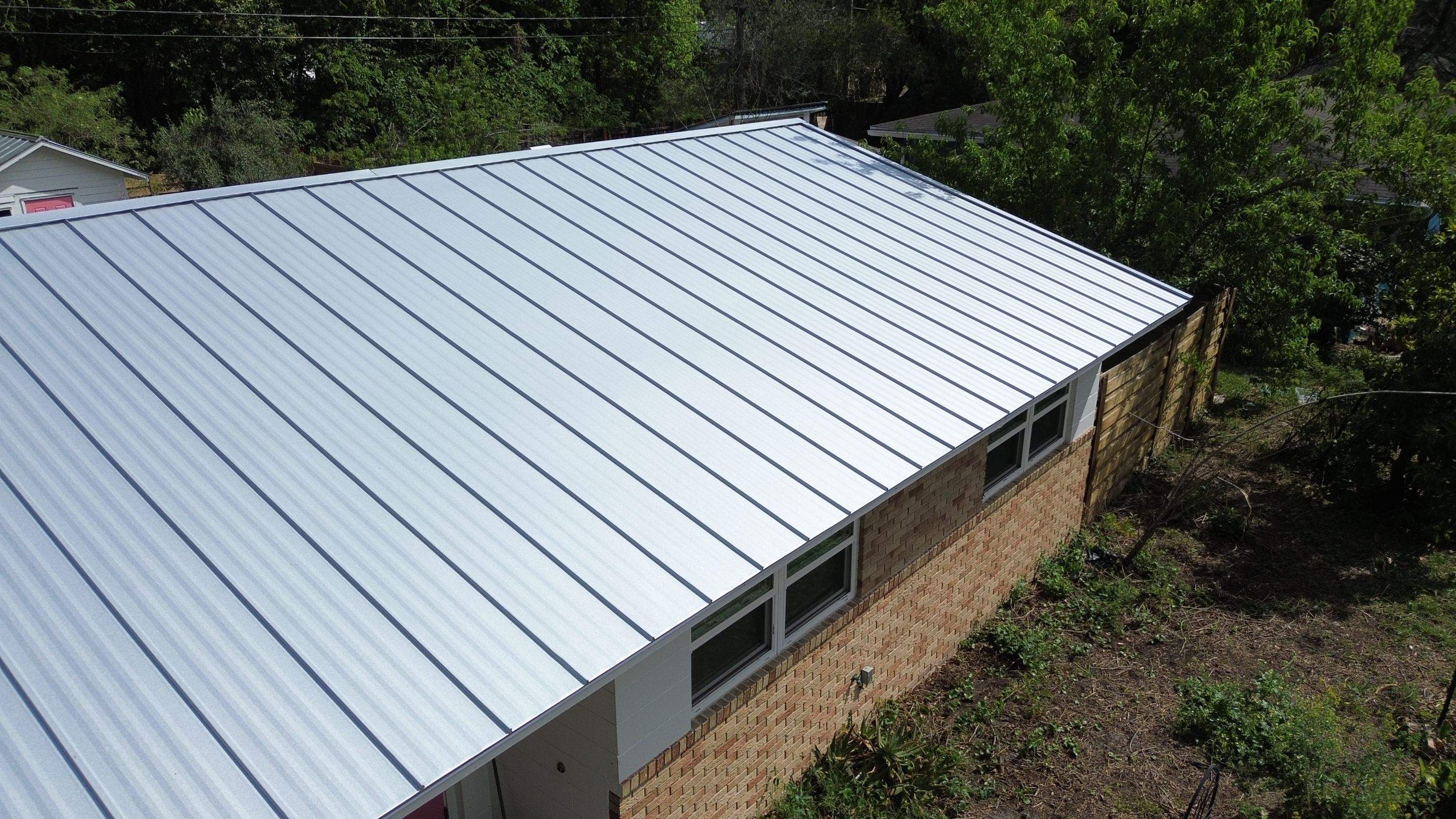 New mill finish metal roof in Gainesville, FL by Brehm Roofing