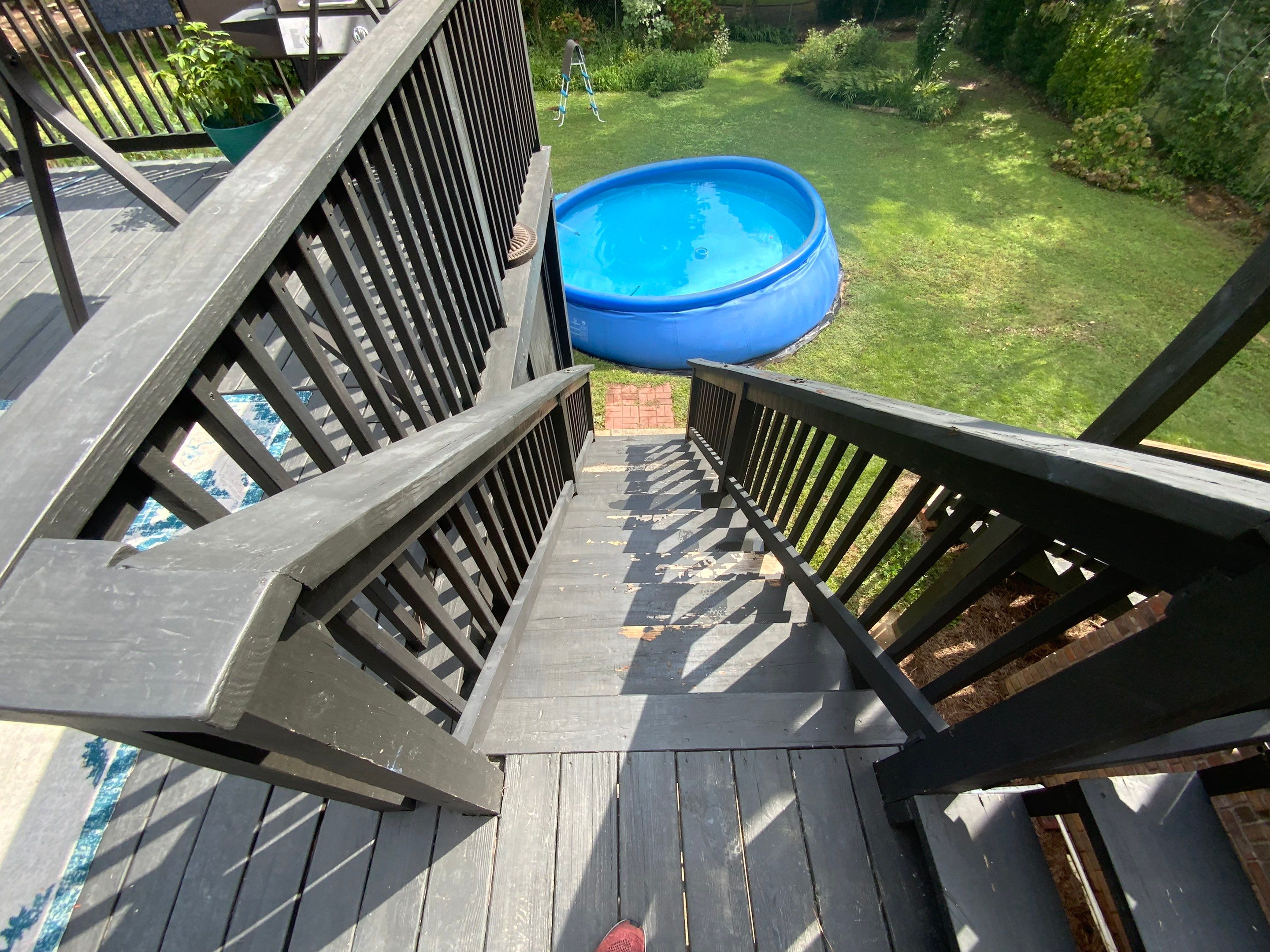 Full Exterior Trim Painting and Multi-Level Deck Staining by Swift Home Renovations