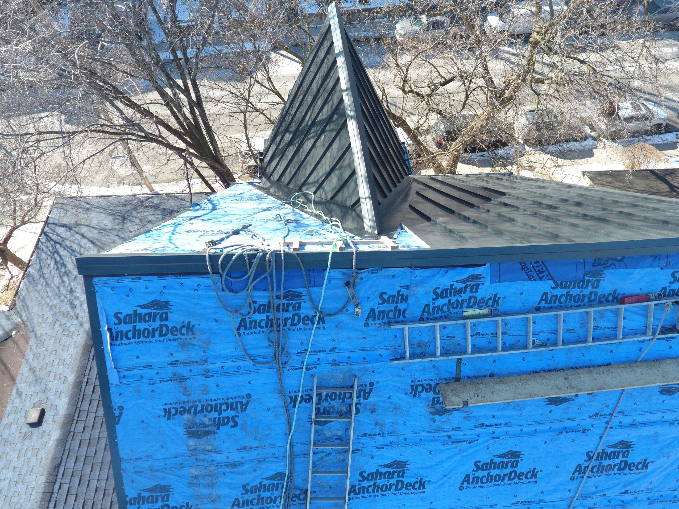 Standing Seam Metal Roofing using 16" Standing Seam Panels by Jay Carter Roofing & Sheet Metal