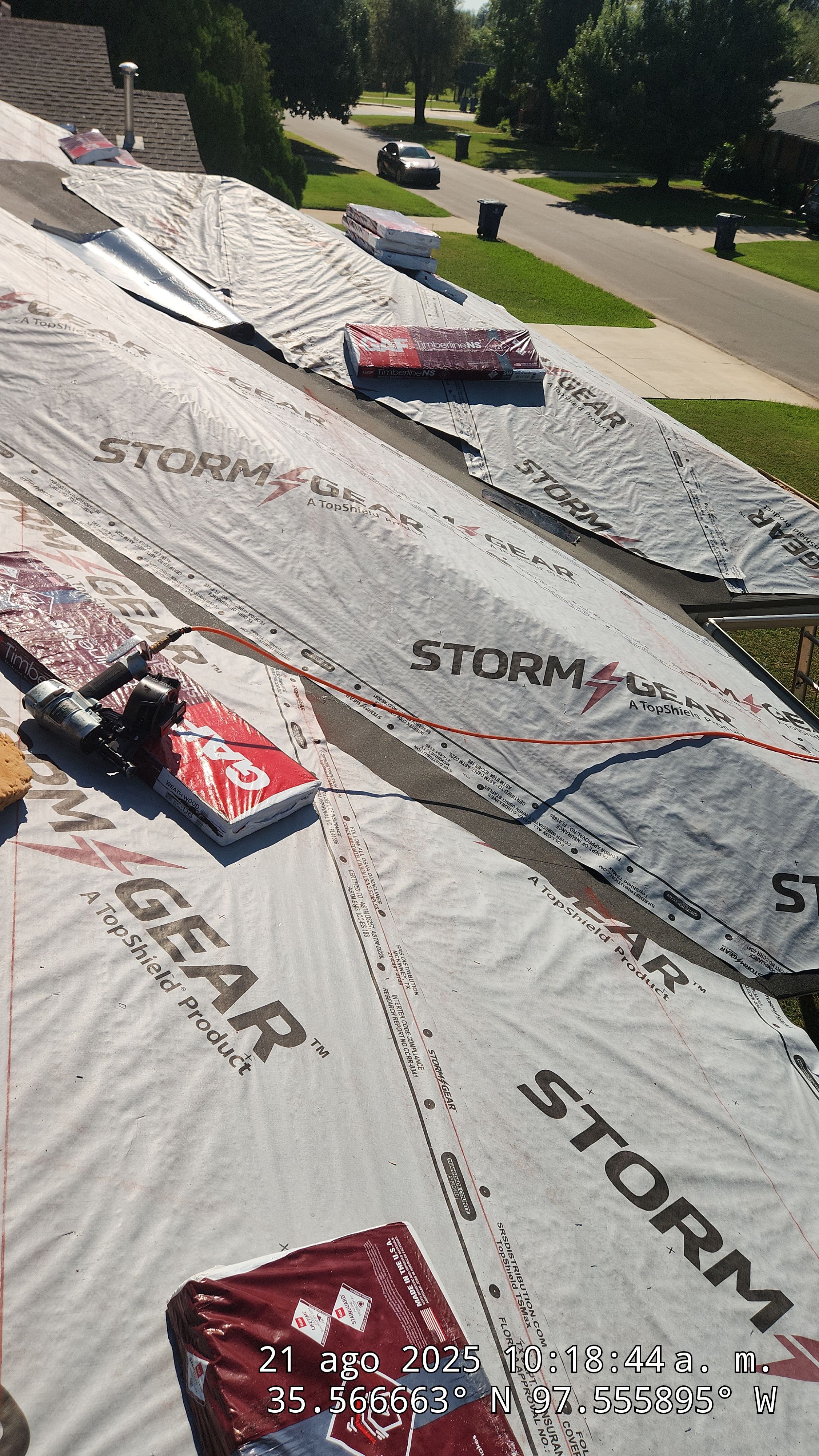 Residential Roofing Installation using GAF by Castillo Roofing