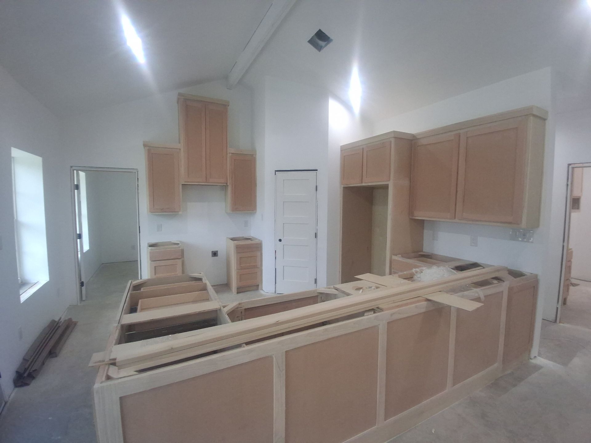 Sage Green Cabinet Transformation in Brownsboro, TX! by Quality Coats Painting
