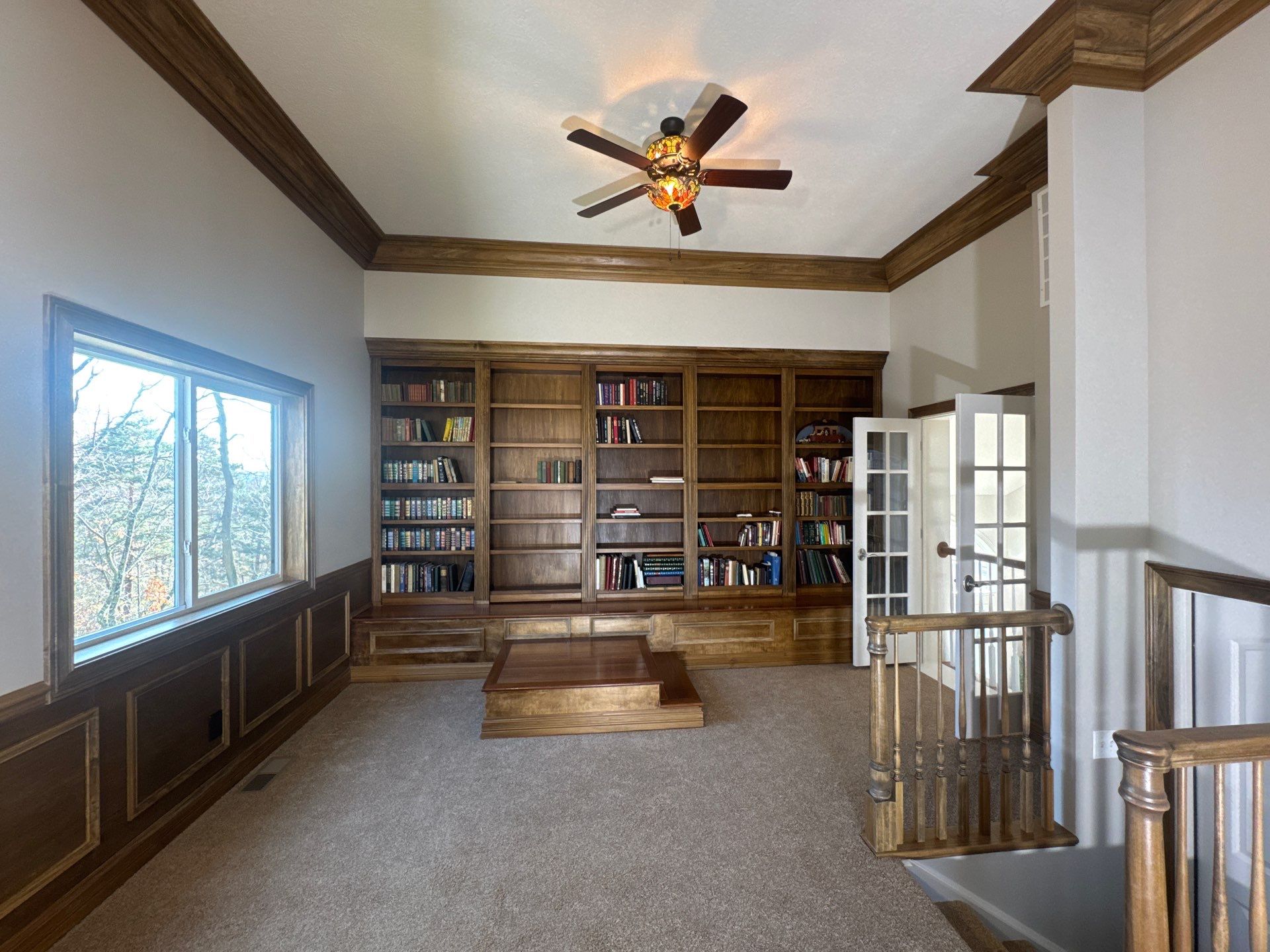 Office / Library Remodel by Farmer Home Solutions