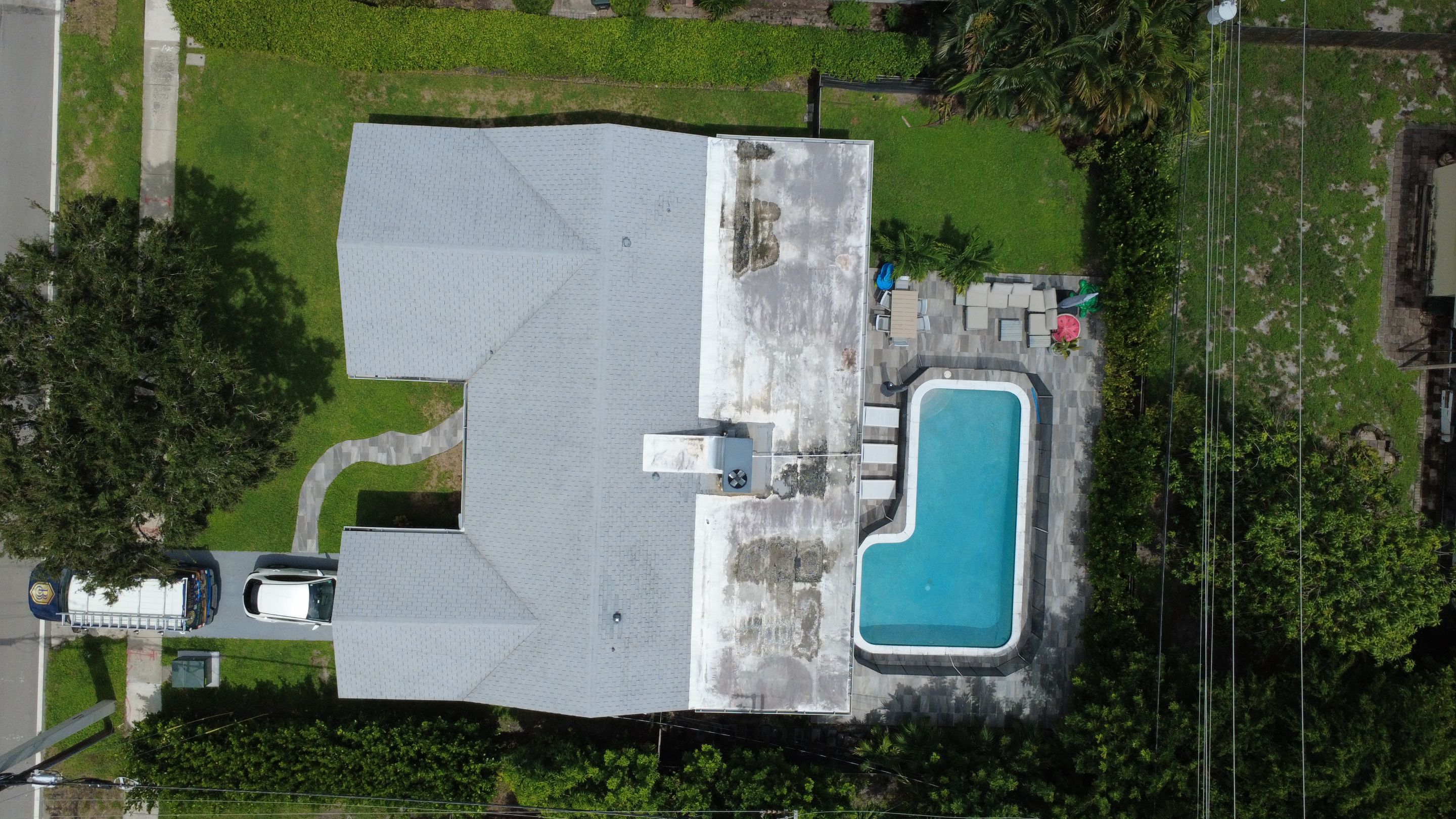 Residential Roofing Installation using 1" Nail strip metal roof by BLUES BROTHERS ROOFING