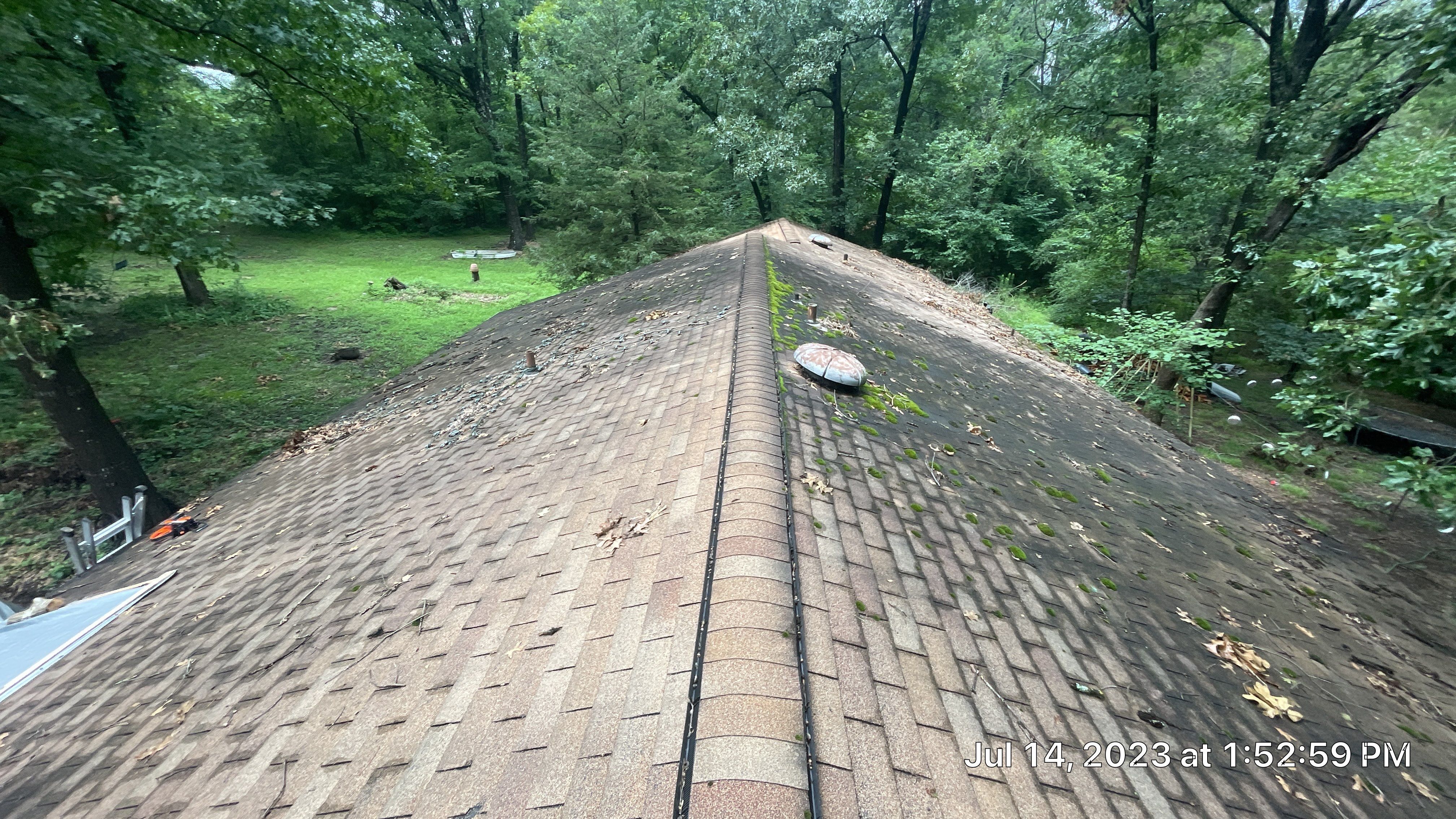Residential Metal Roof Replacement using Reed's Metals: 29 GA. Colored Residential Panel by Hostetler Roofing