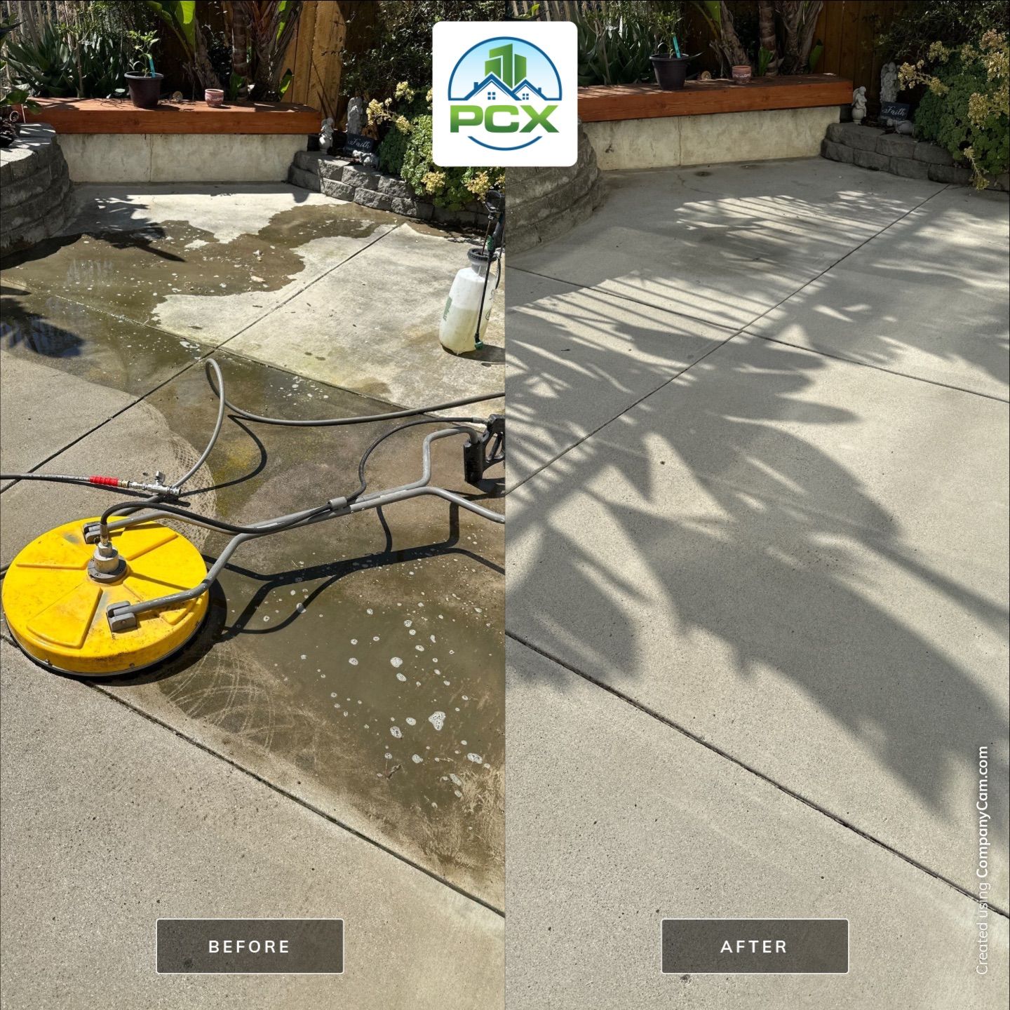 This home was COVERED in growth by Property Cleaning Experts, LLC