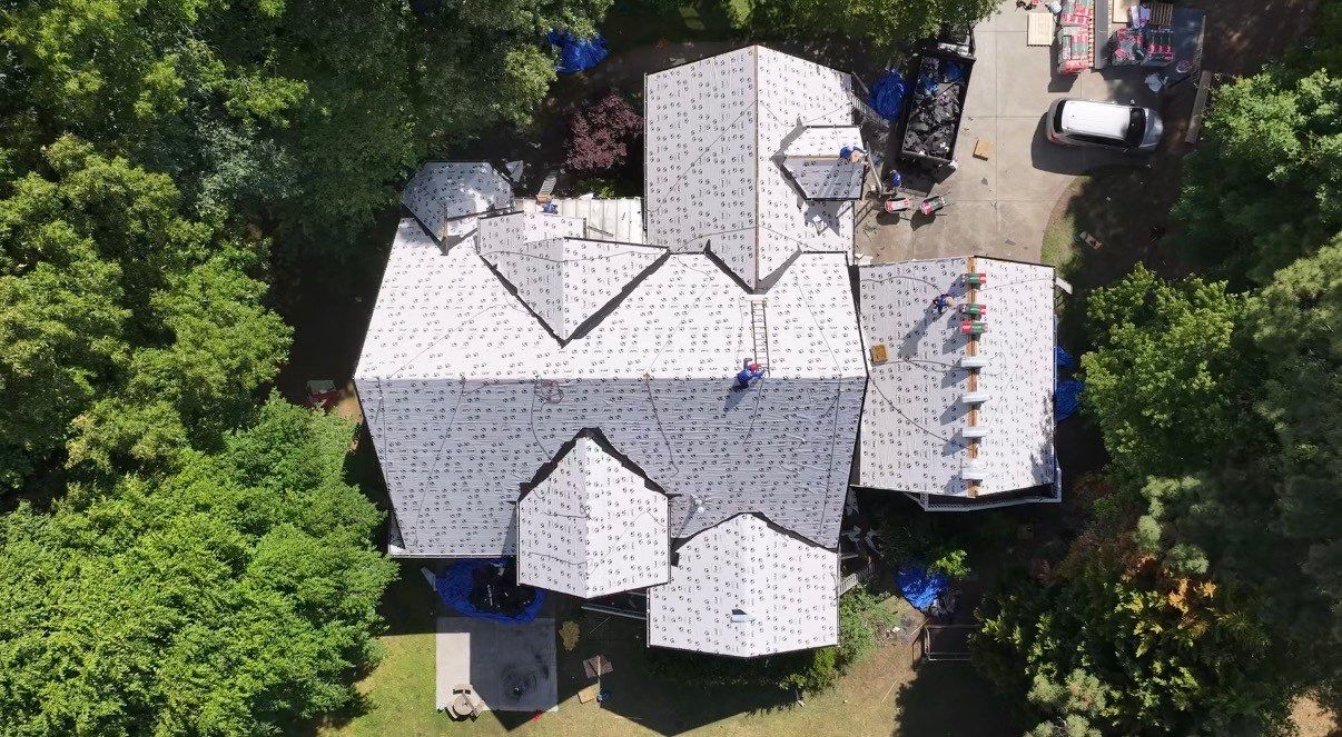 Project in Wake Forest - Timberline UHDZ Charcoal by Pro Performance Roofing