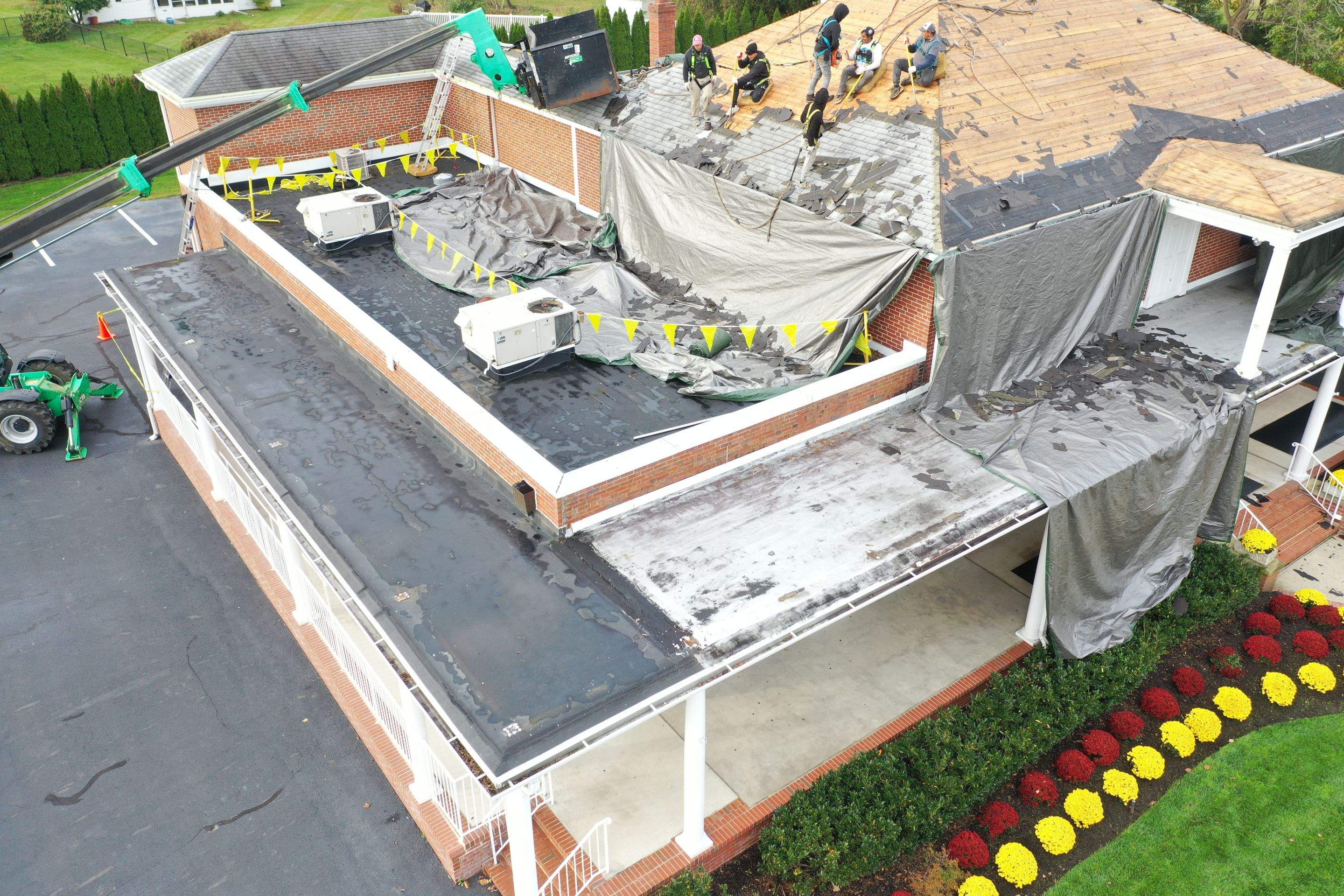 Commercial Roofing Installation using GAF Timberline / GAF TPO by All Site Roofing