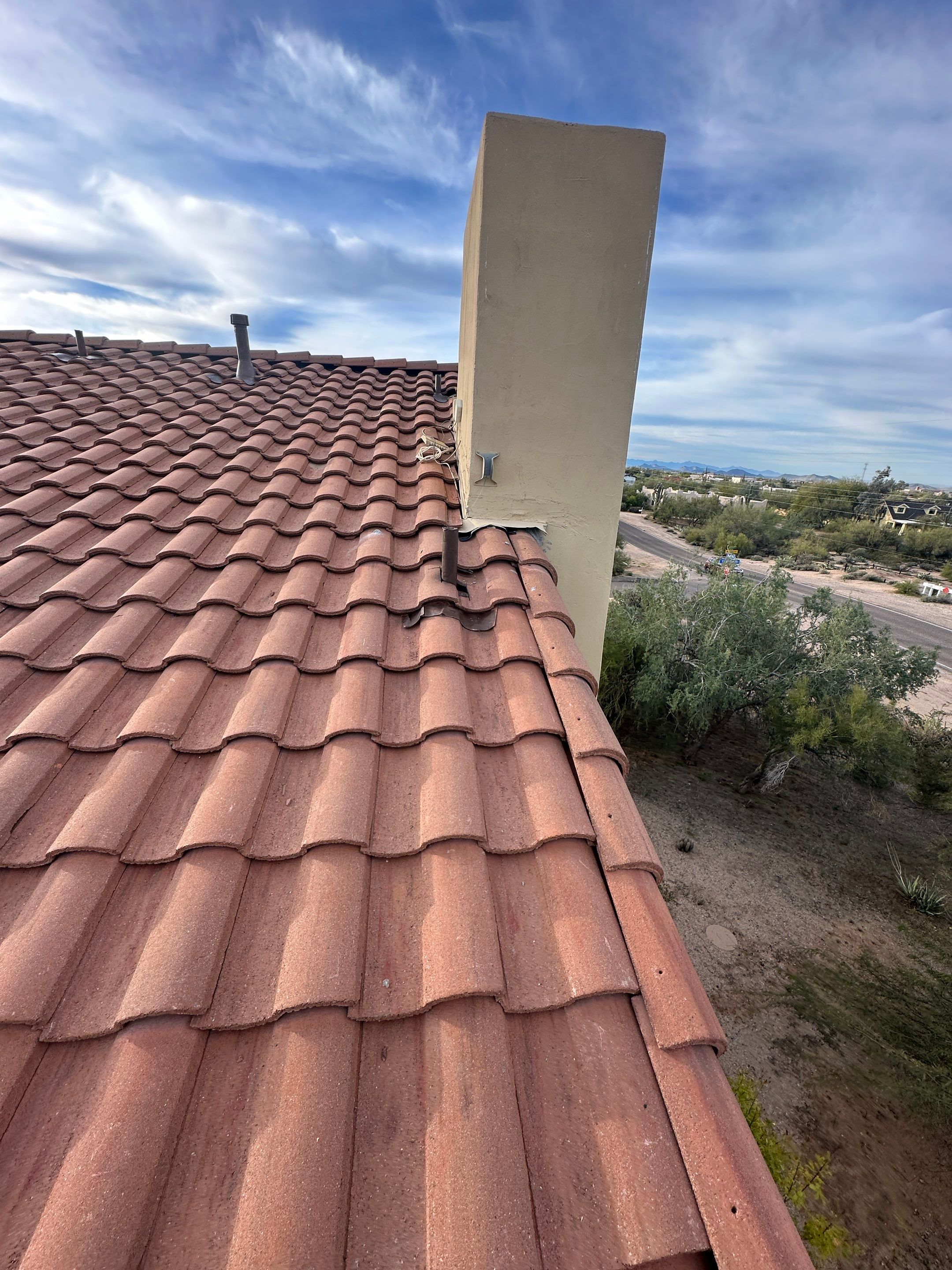 Terracotta Concrete Tiles by Reimagine Roofing