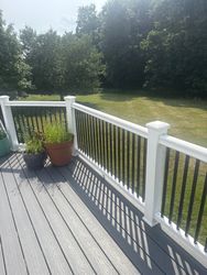Gutter Cleaning in Lafayette, NJ — Gallo Bros job photo