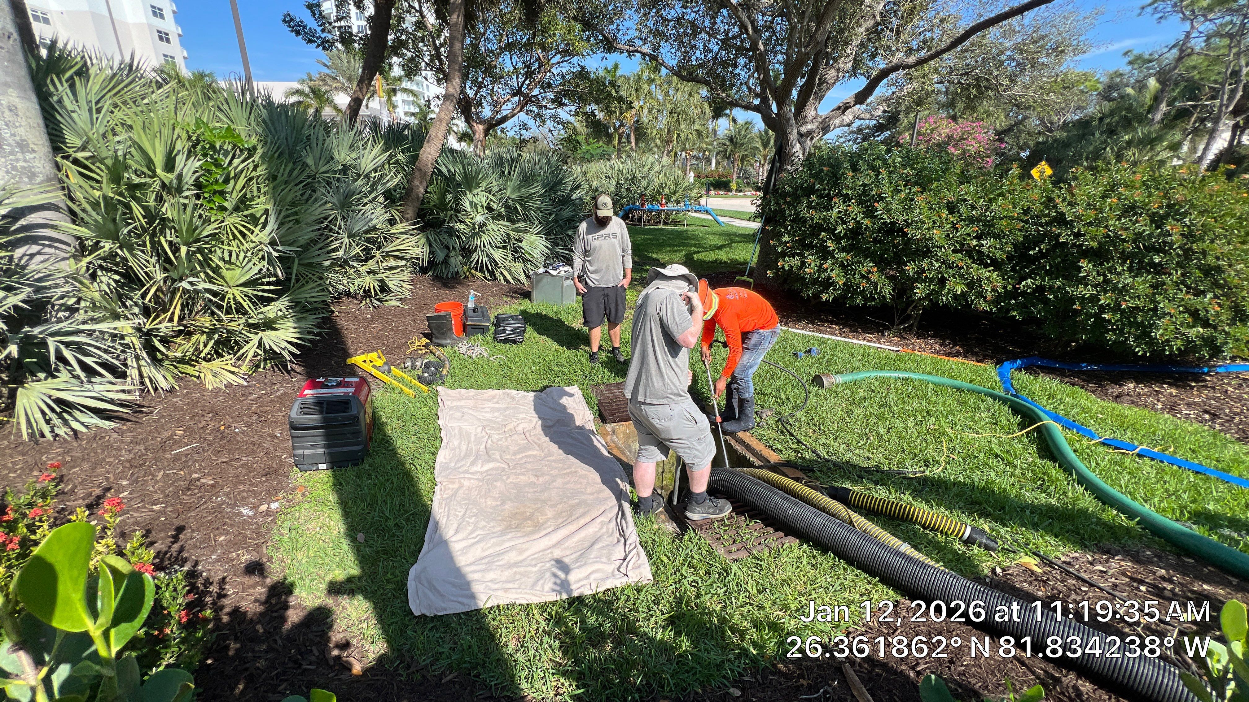 Bonita Bay Condo Stormwater System Maintenance with PRS by APS Power & Water