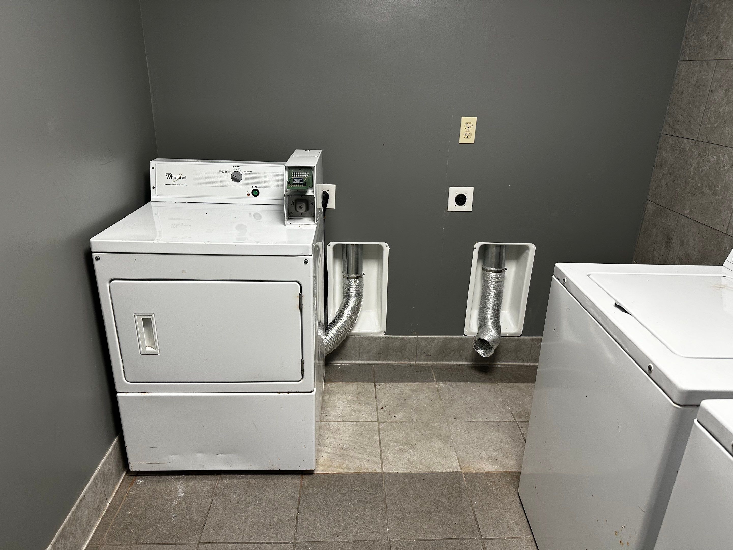 Installed new Dryer Vents & Recessed Cabinets by Peach State Dryer Vents & Air Ducts
