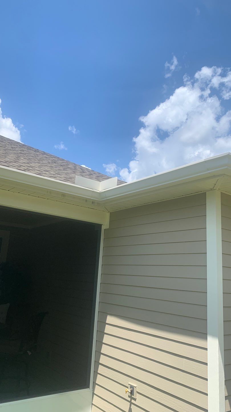 Seamless Gutter Installation Using 6 Inch K-Style Seamless Gutters by Gutter Professors