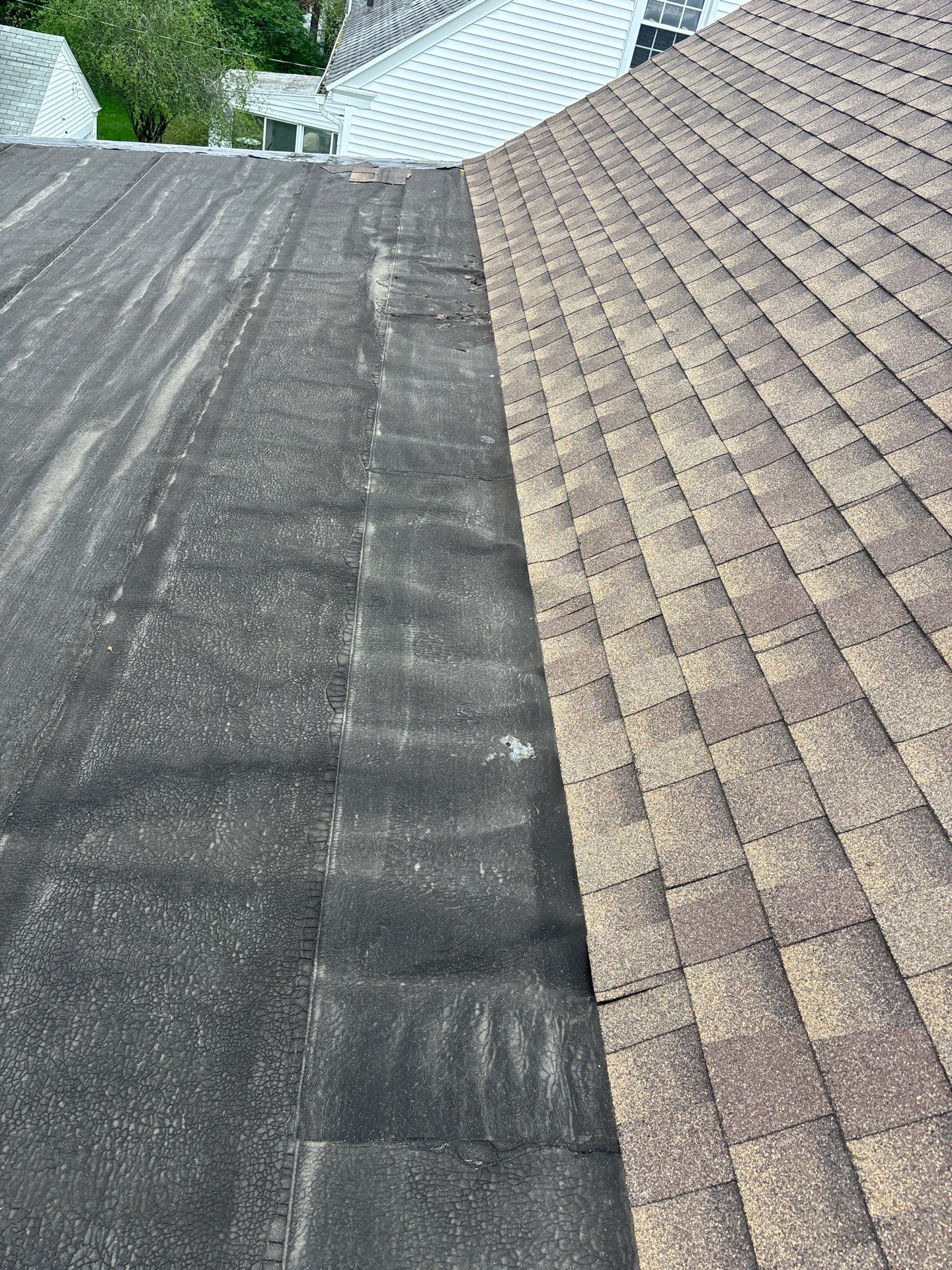 Residential Low Slope Roof using GAF Liberty SBS (Low Slope) - (Color: Weathered Wood) by Acme Exteriors