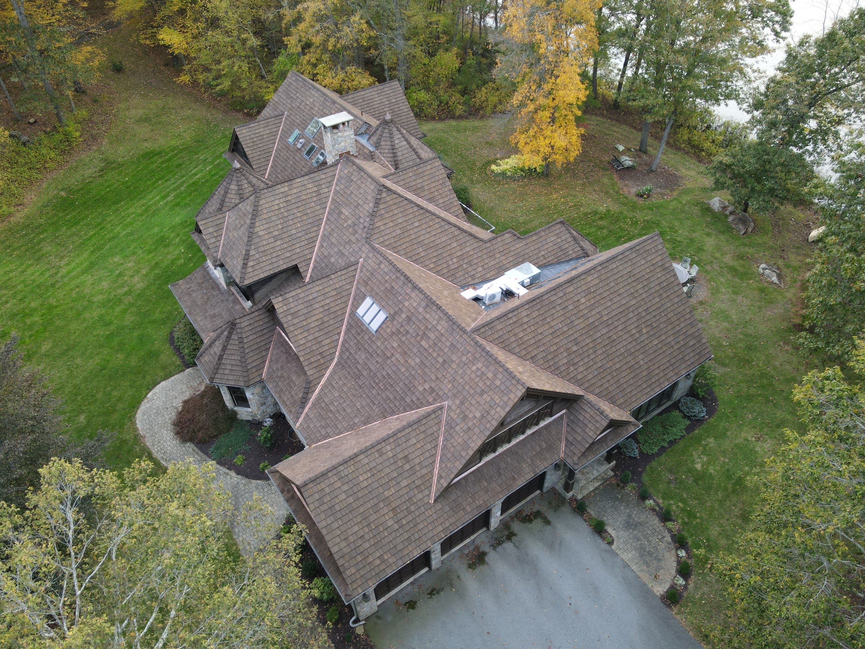 Private Residence - Composite Cedar Shake Roof Replacement  by Rinaldi Brothers