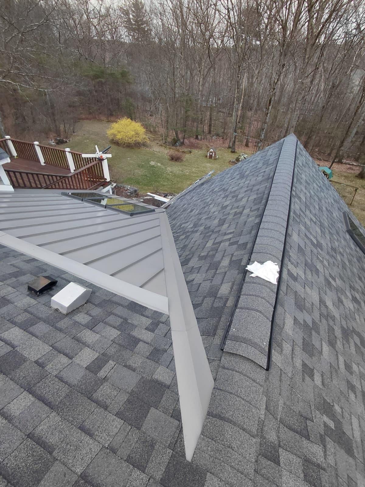 Project: Full Roof Replacement — Asphalt Shingle + Standing Seam Metal by Mighty Dog Roofing of Greater Middlesex County