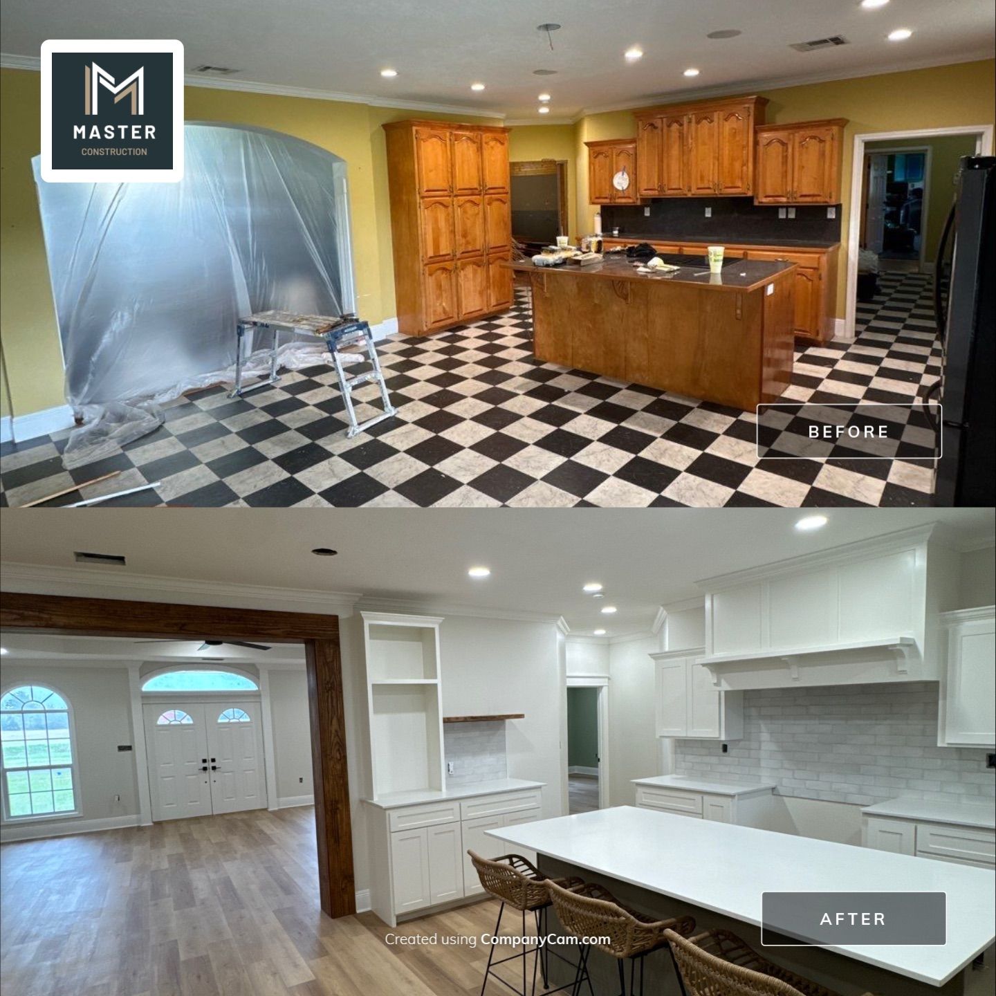 Custom Full Home Remodel by Master Construction