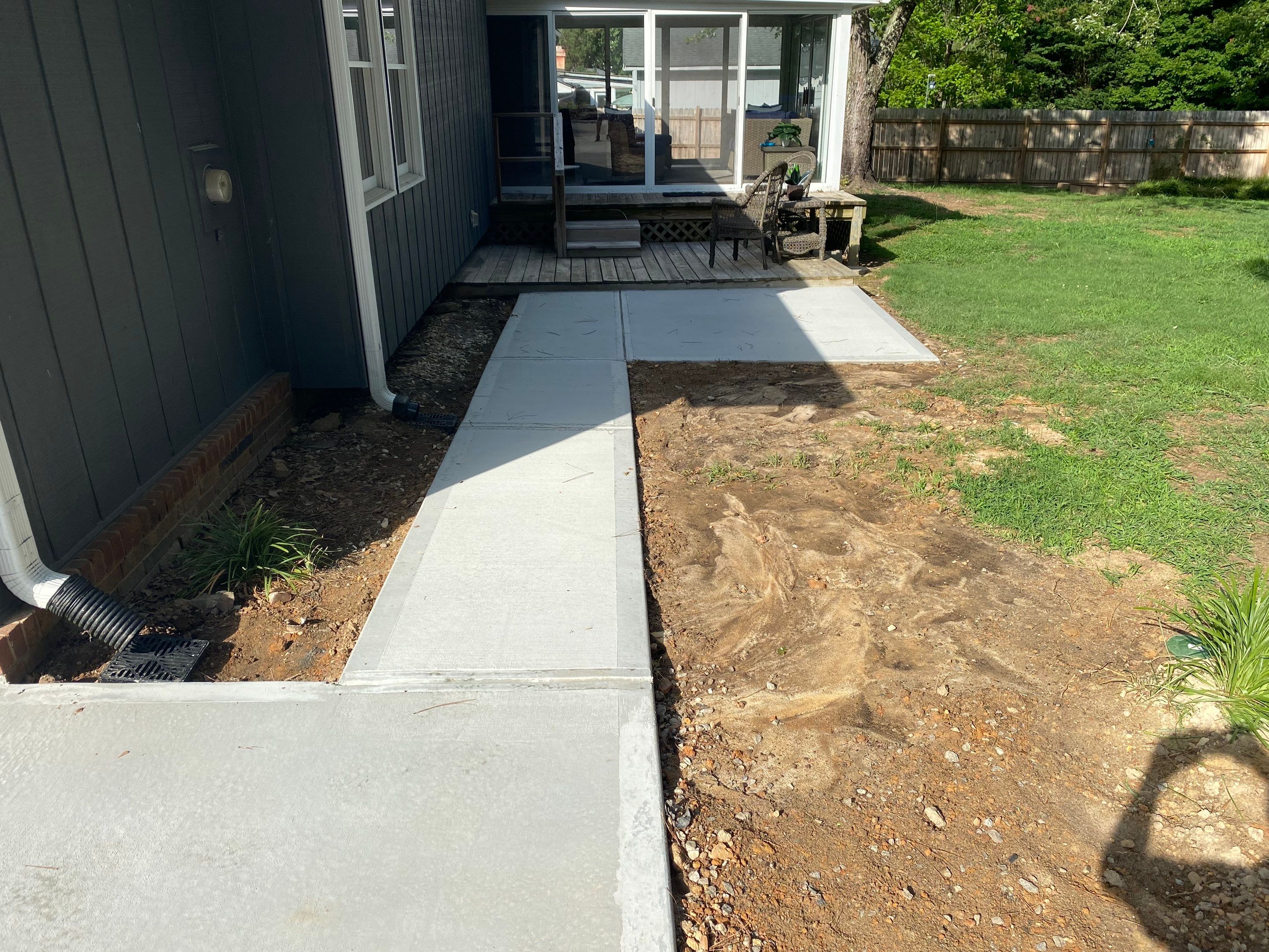 Driveway Replacement and New Concrete Walkway in Snellville by Swift Home Renovations 