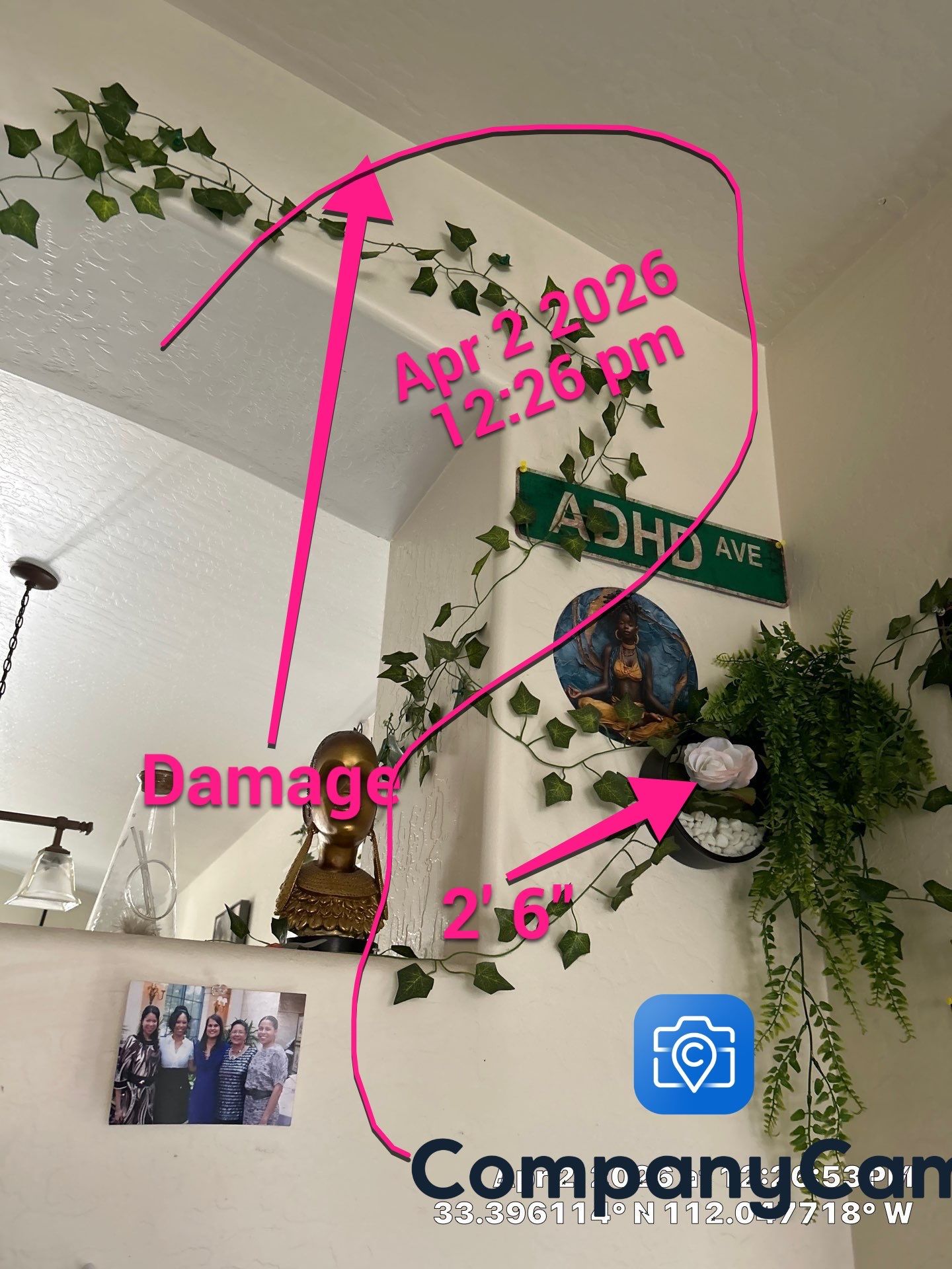 Interior Wall Art and Decor Installation in Phoenix by CompanyCam Sales Demo