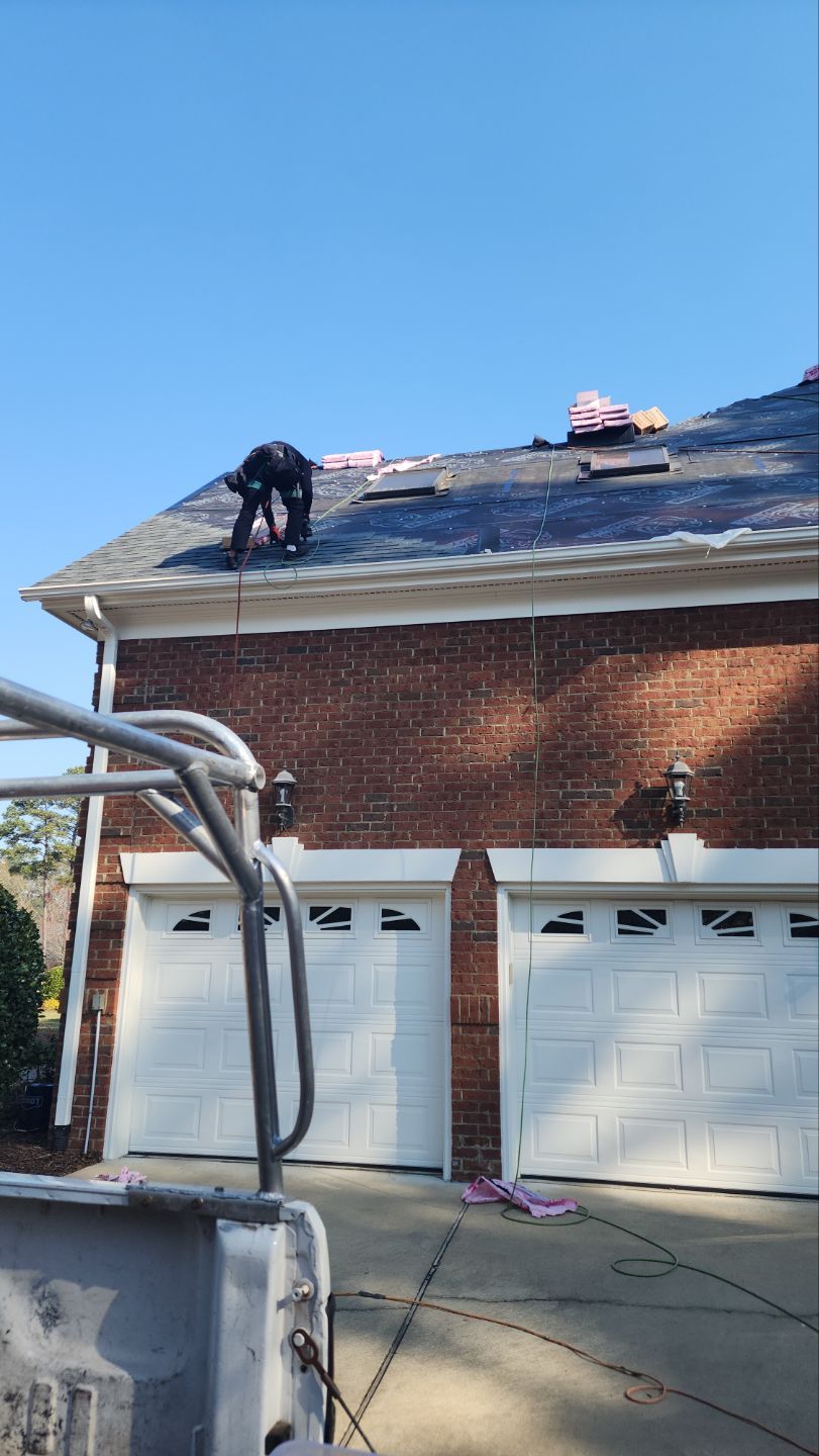 Residential Roofing Installation using Owens Corning Duration Estate Gray by Indigo State Roofing