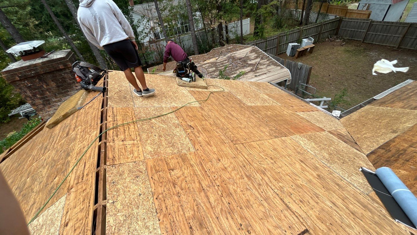New Onyx Black Shingle Roof Replacement and Tree Damage Repair. by Midlands Roofing & Exteriors