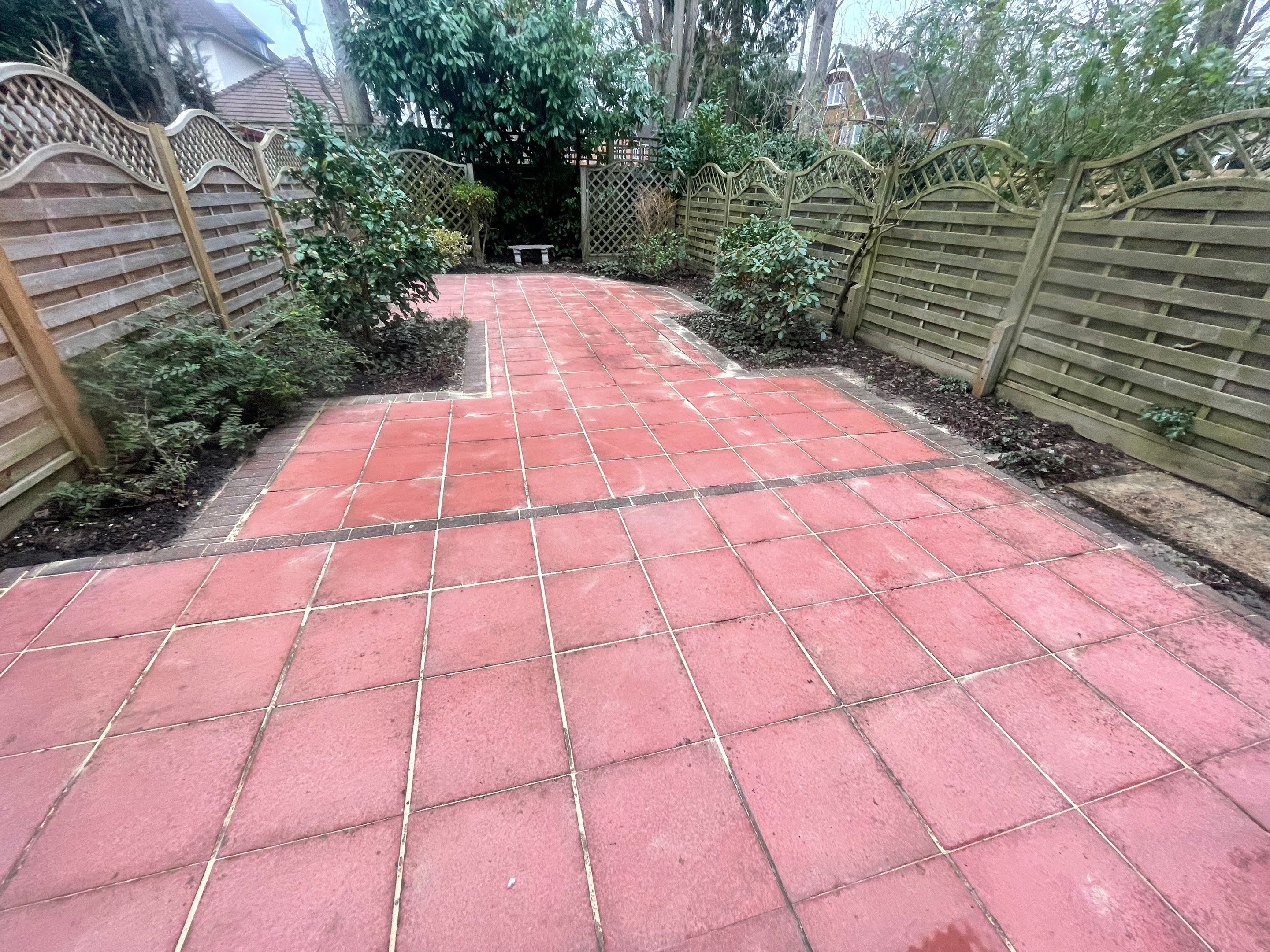 Driveway And Patio Clean using honda 21 ltr/min by Ges Exterior Cleaning ltd